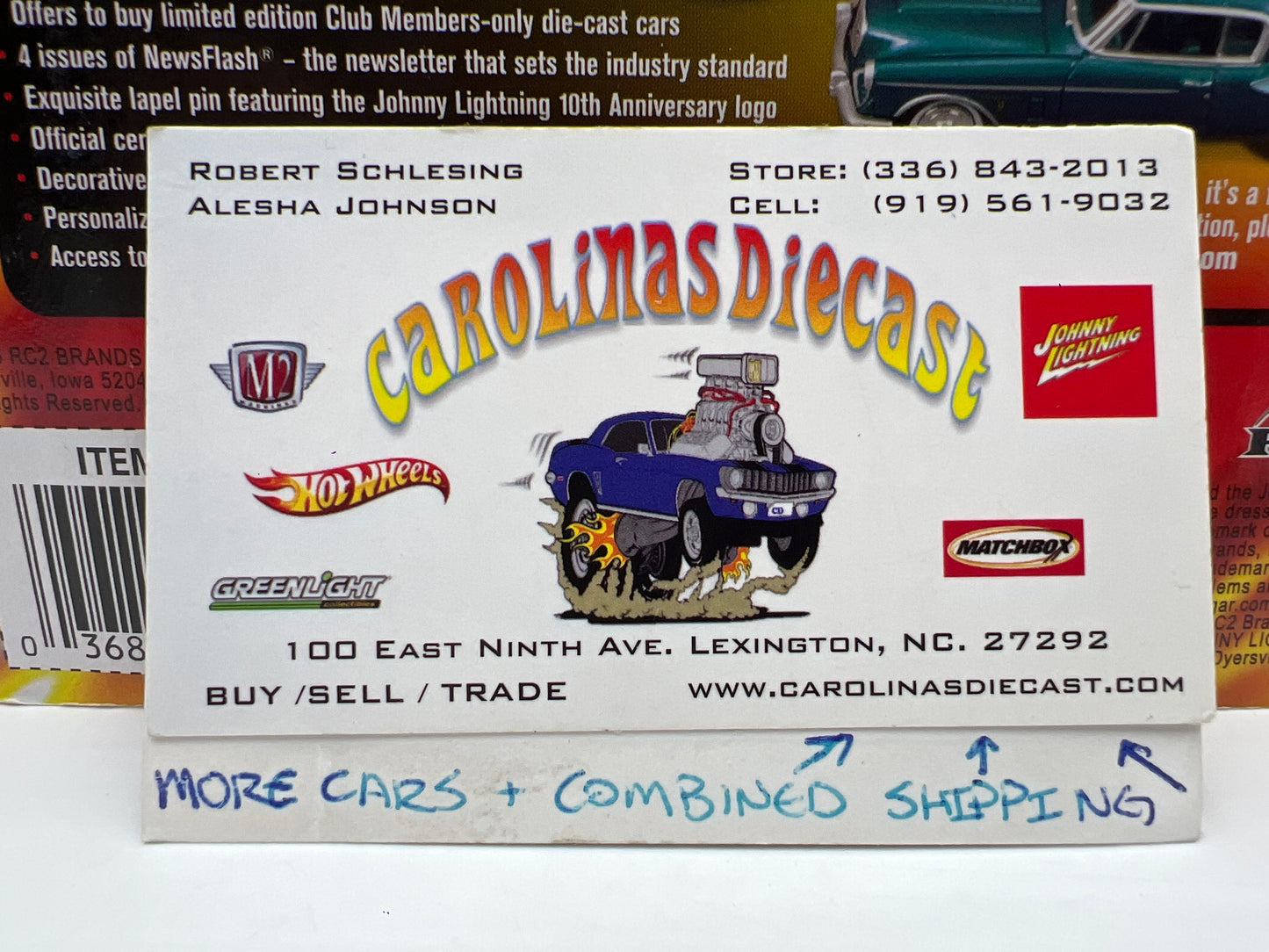 Johnny Lightning Working Class #1 2006 Chevy HHR Blue Card Not Perfect 220D