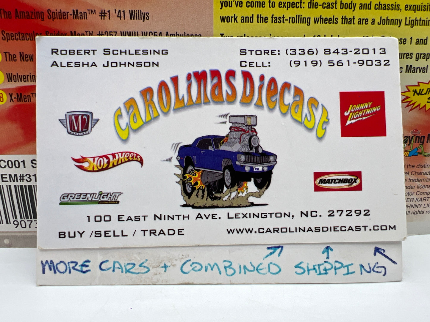 Johnny Lightning Marvel Spider-Man Release 1 #1 98 VW Beetle Green 222E