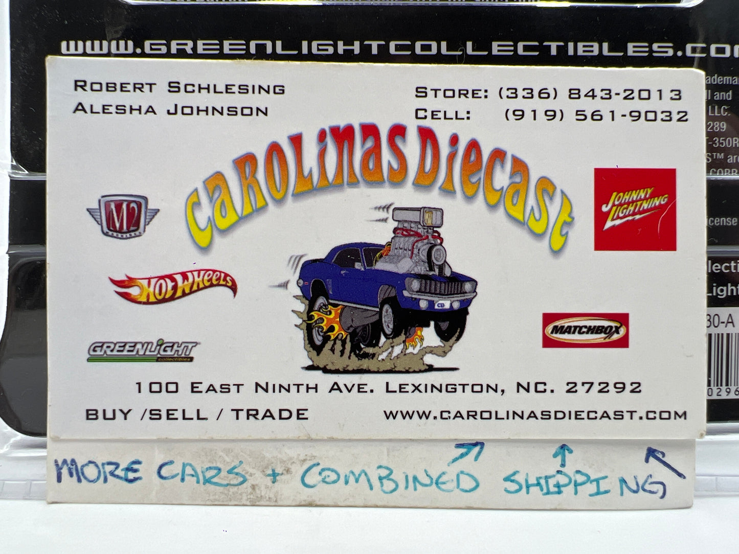 Greenlight Barrett Jackson Series 2 CHASE 1965 Shelby GT350 Fastback White