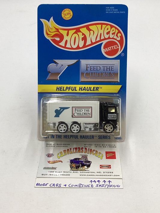 Hot Wheels 1995 Feed The Children Helpful Hauler 1/10000 with protector