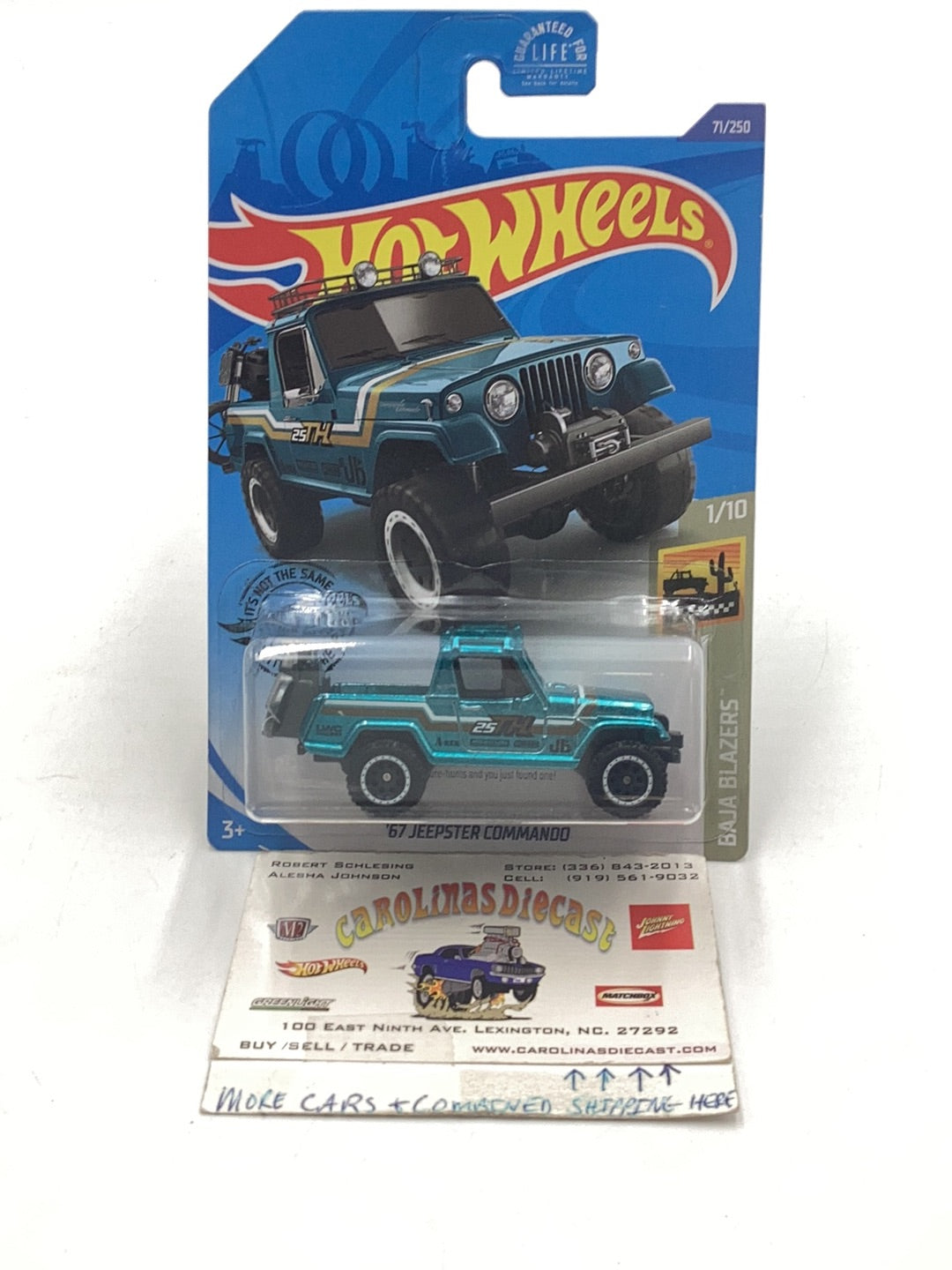 2020 hot wheels super treasure hunt 67 Jeepster Commando W
