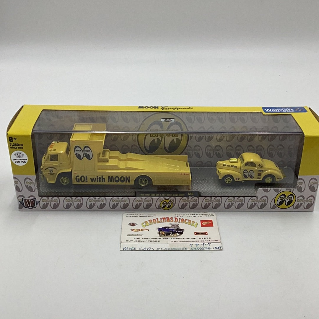 M2 Machines Mooneyes Chase 1966 Dodge L600 COE & 1941 Willys Coupe