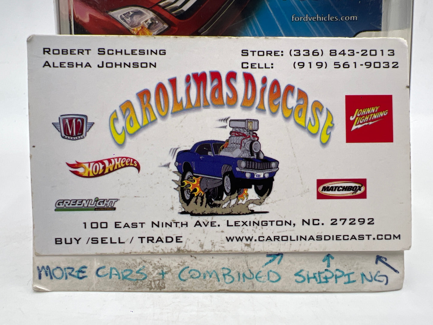 Hot Wheels Life In D Ford Dealer Promo 2006 Ford Fusion Red W/Protector