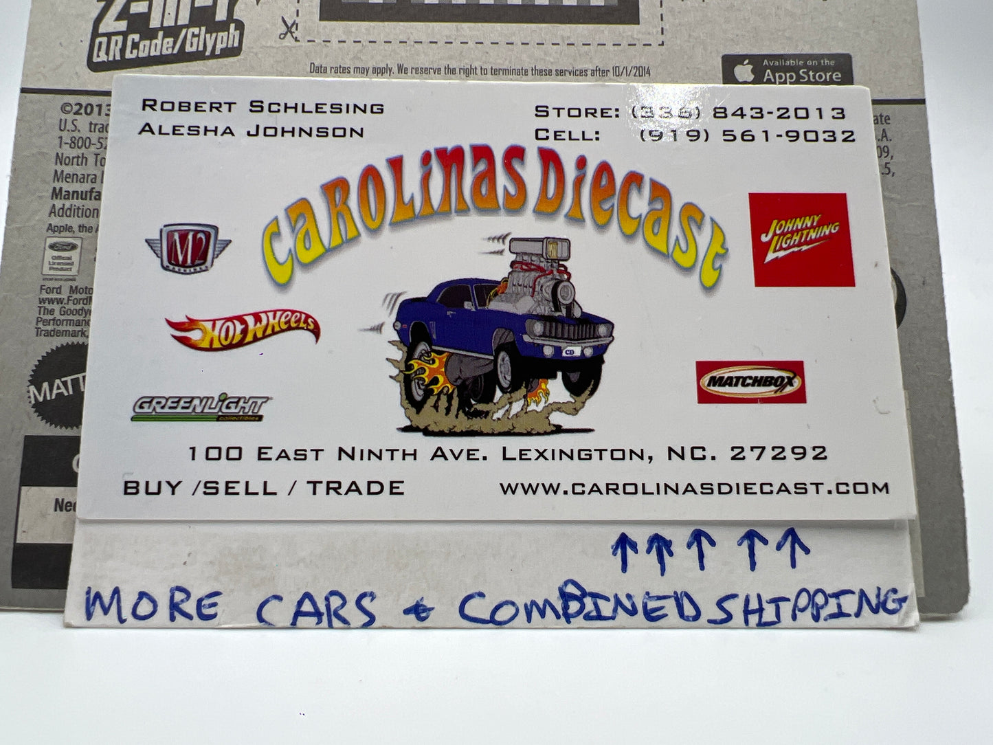 2014 Hot Wheels City #99 71 Mustang Funny Car Green (Card Not Perfect) 19C