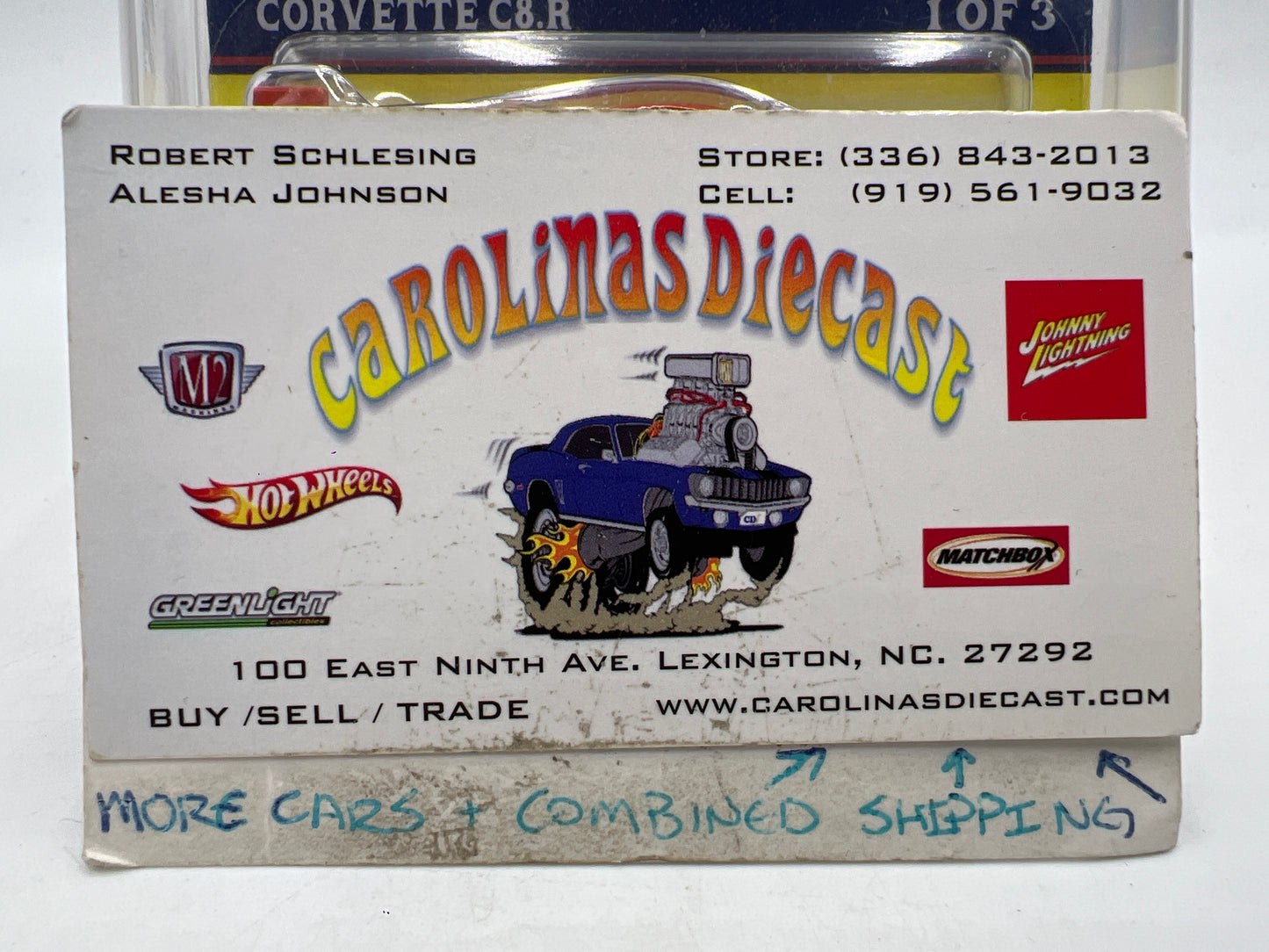 2025 Hot Wheels 25th Annual Collectors Nationals 1262/6200 Corvette C8.R Orange W/Protector