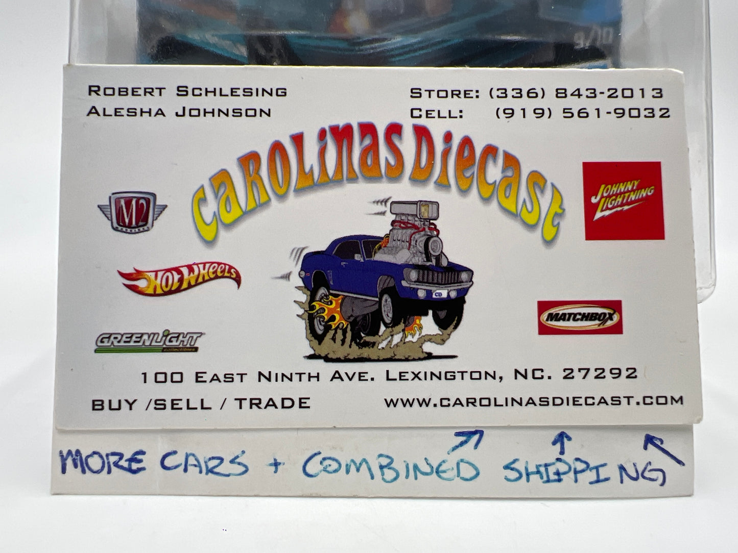 2019 Hot Wheels Super Treasure Hunt #152 92 Ford Mustang Blue W/Protector