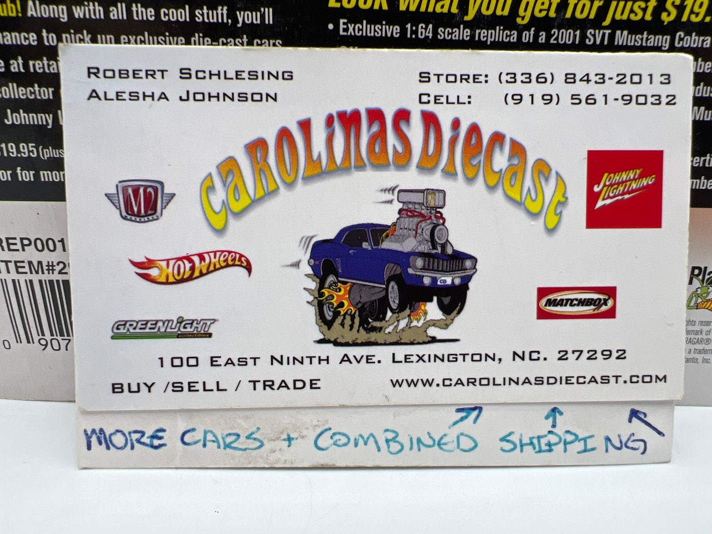 Johnny Lightning Hot Rod Magazine #23 1966 Pontiac GTO Blue