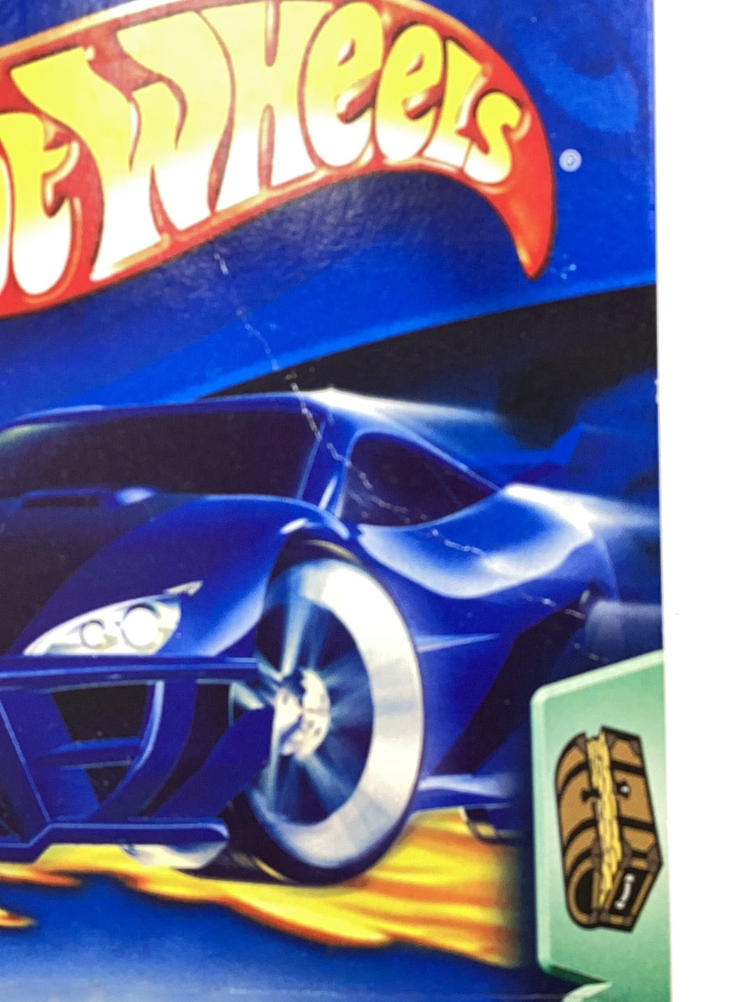 2003 Hot Wheels Treasure Hunt #4 68 Cougar (Bent card) 65C