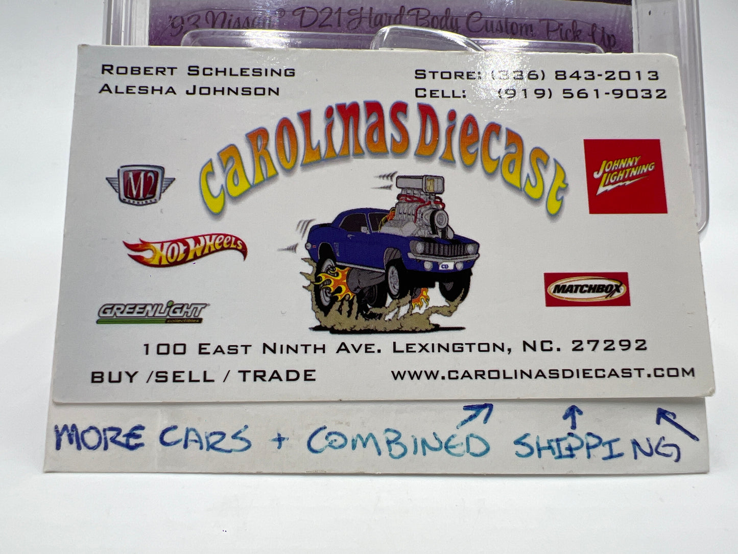 2020 Hot Wheels 34th Annual Collectors Convention #1155/6700 93 Nissan D21 Hard Body Custom White W/Protector