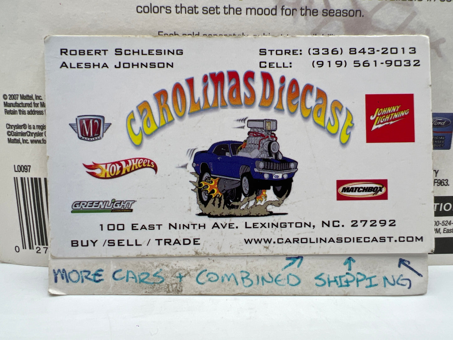 2007 Hot Wheels Holiday Rods #3 Hiway Hauler Gold W/Real Riders 245G