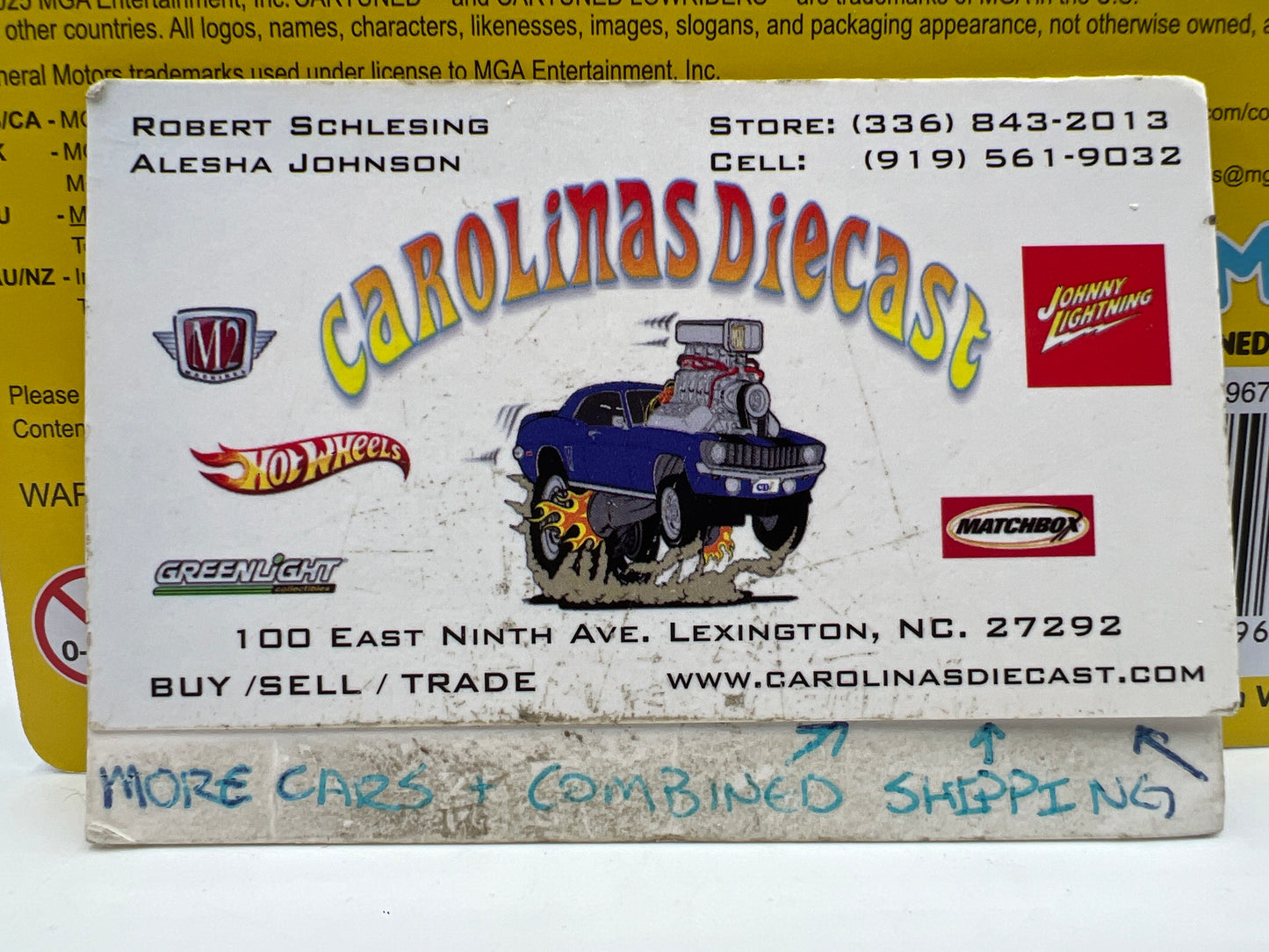 MGA Car Tuned Series 9 #3 79 GMC Vandura Yellow 178C