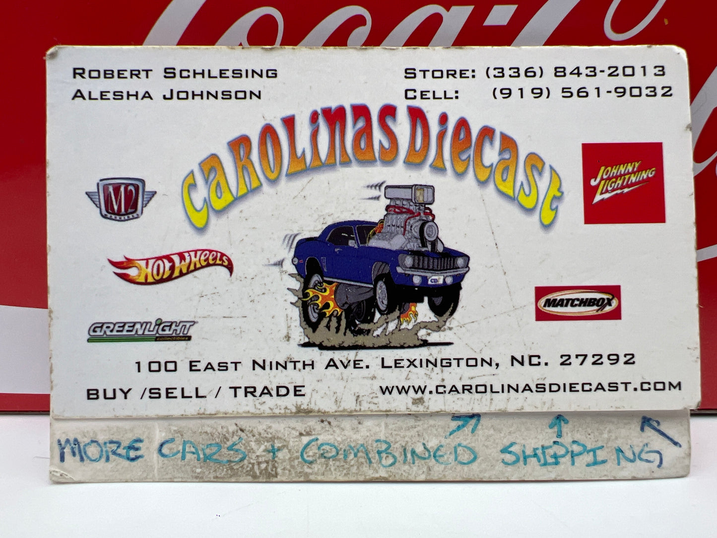 M2 Machines Haulers TW23 Coca Cola 1973 Chevrolet Cheyenne 10 & 1957 Sedan Delivery Gasser