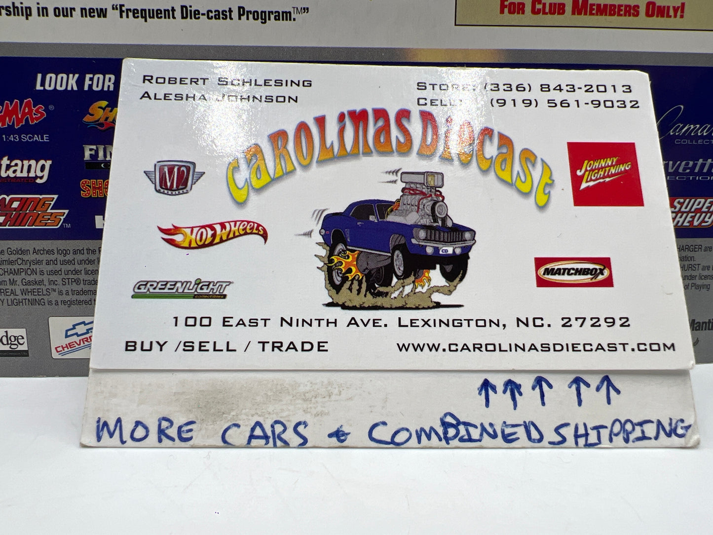 Johnny Lightning White Lightning Chase Racing Machines Red Line Oil 1996 Dodge Avenger