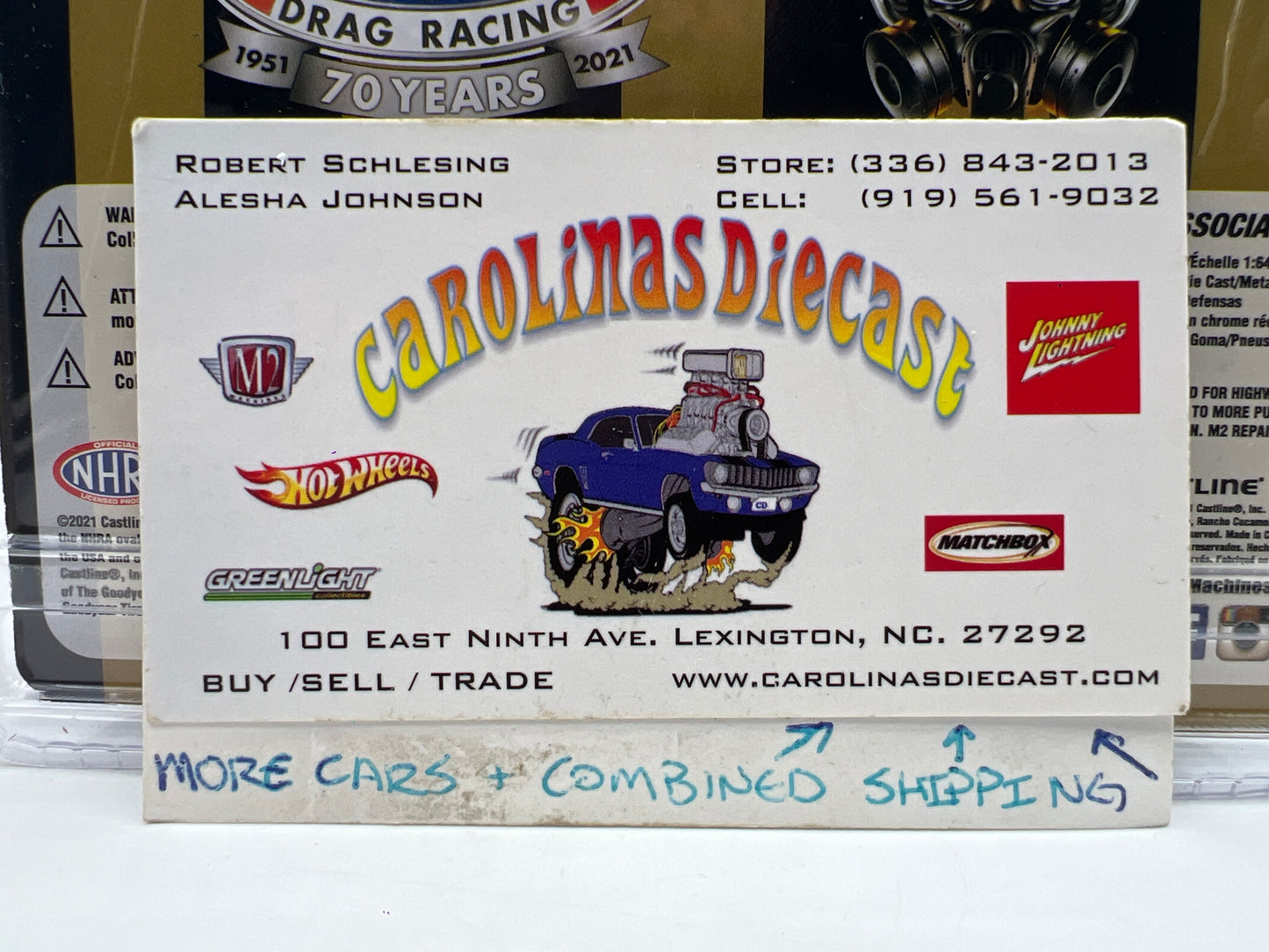 M2 Machines SEMA 2021 CHASE 1/400 NHRA 1955 Chevrolet Bel Air Gasser Gold FL05