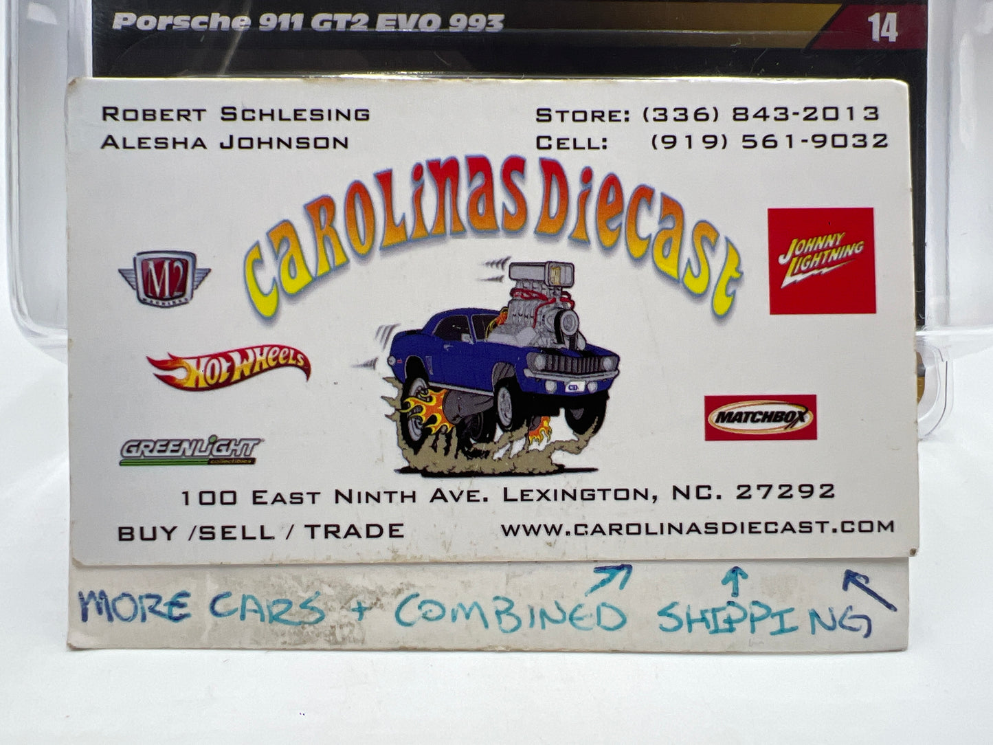 2025 Hot Wheels RLC Elite 64 #14 Advan Porsche 911 GT2 Evo 993 W/Protector