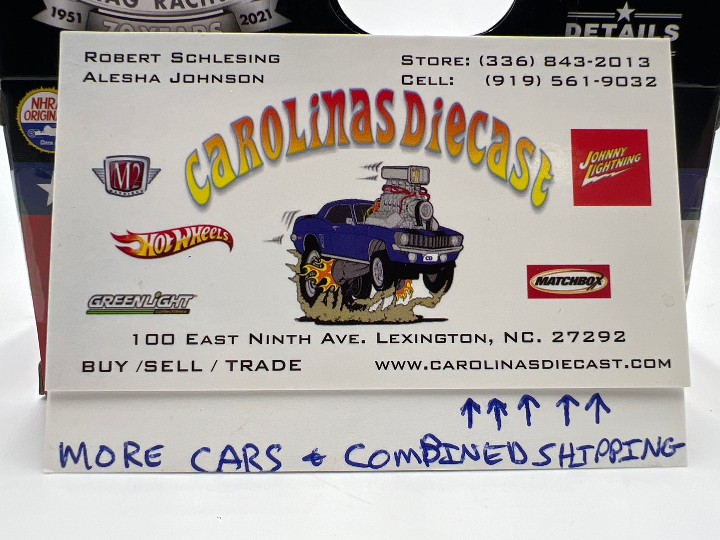 2021 M2 Machines NHRA 70 Years Walmart Exclusive 1941 Willys Coupe Black WMTS16