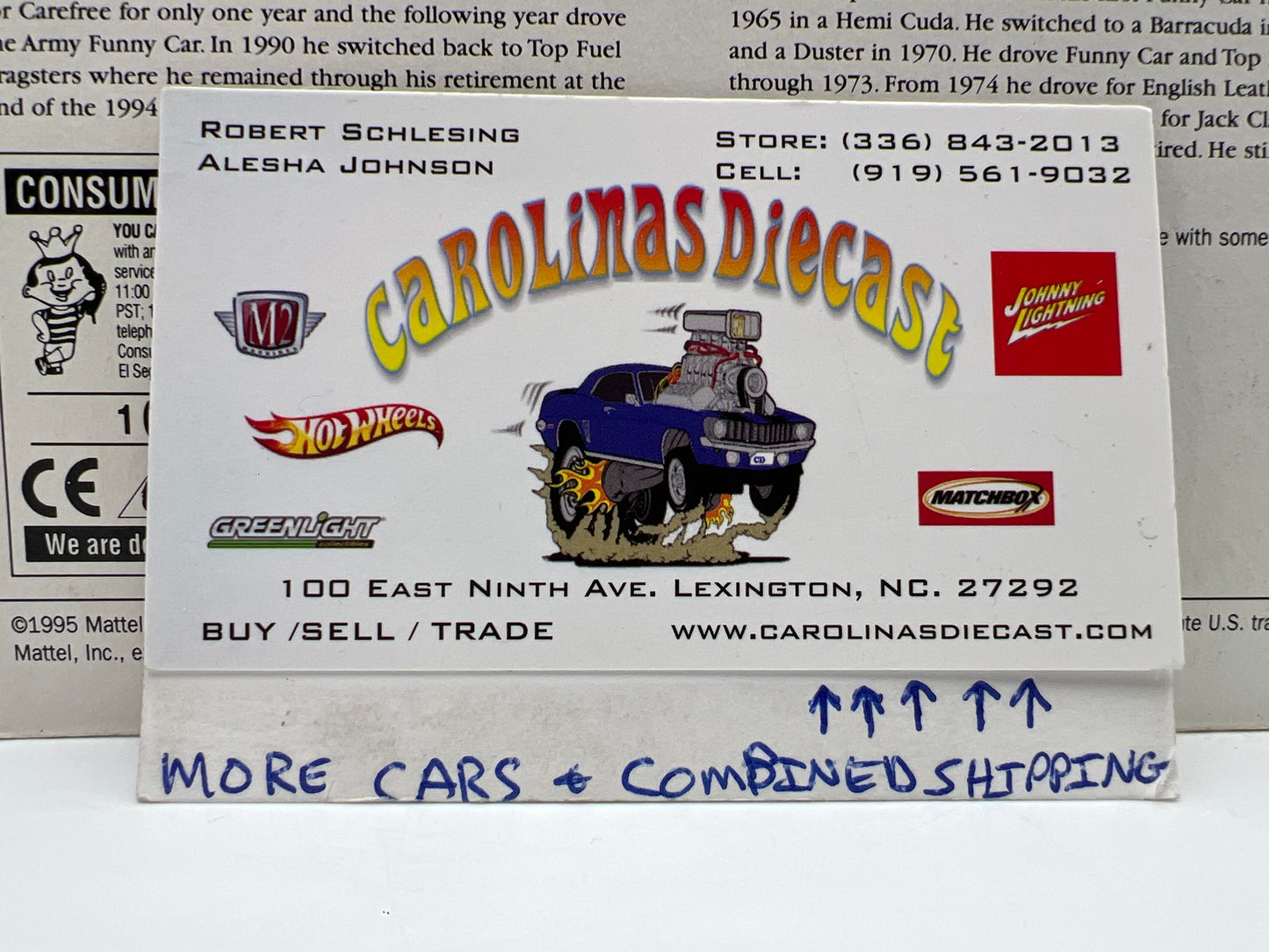 Hot Wheels Vintage Collection Mongoose Vs. Snake Don Prudhomme The Snake II White