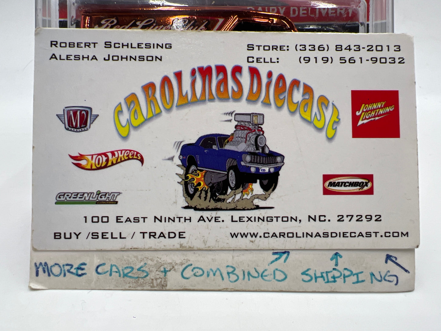 Hot Wheels RLC Real Riders Series 12 #4 2865/4500 Dairy Delivery Orange W/Protector