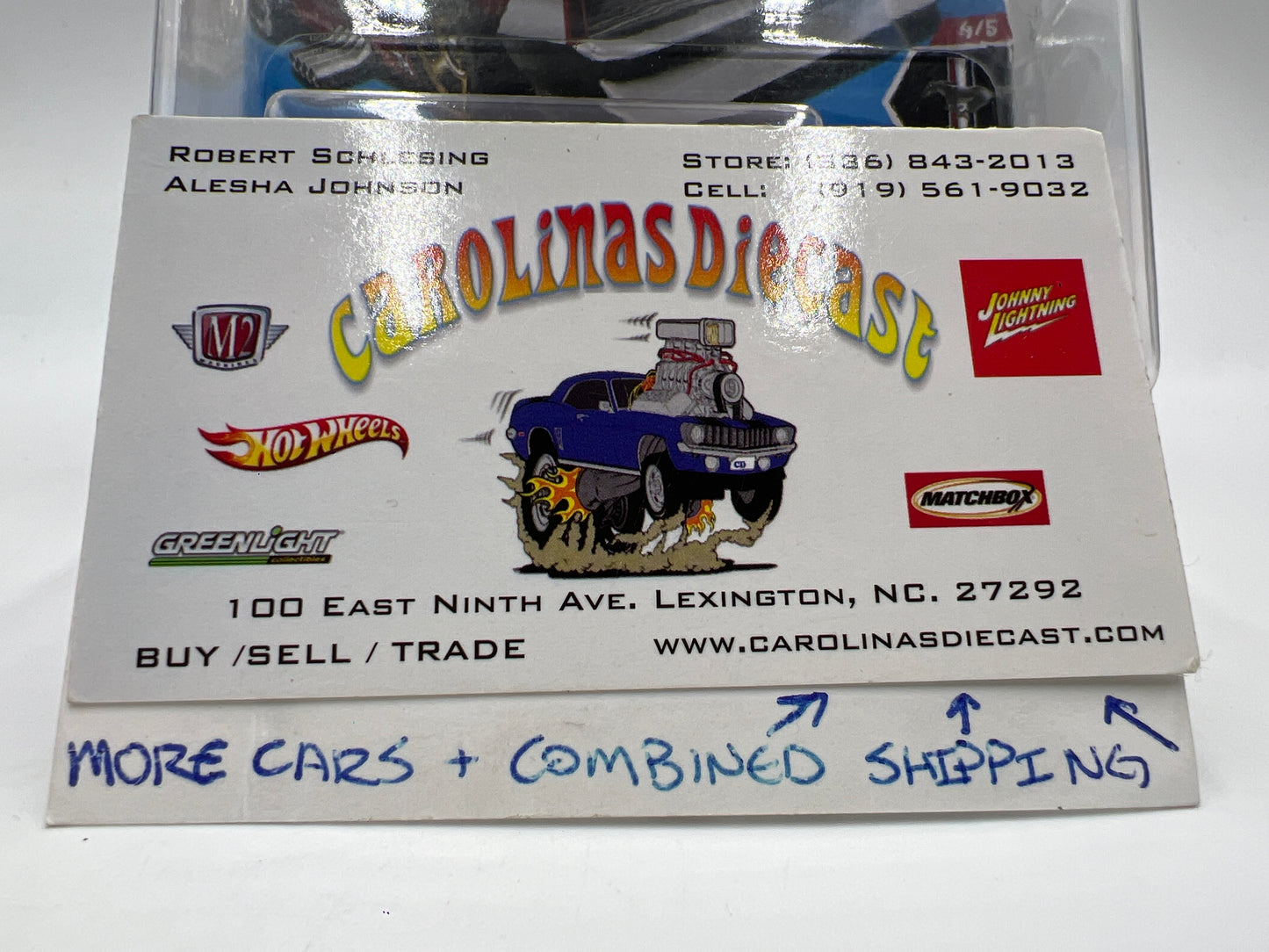 2025 Hot Wheels H Case Super Treasure Hunt #175 71 Mustang Funny Car Red W/Protector #2