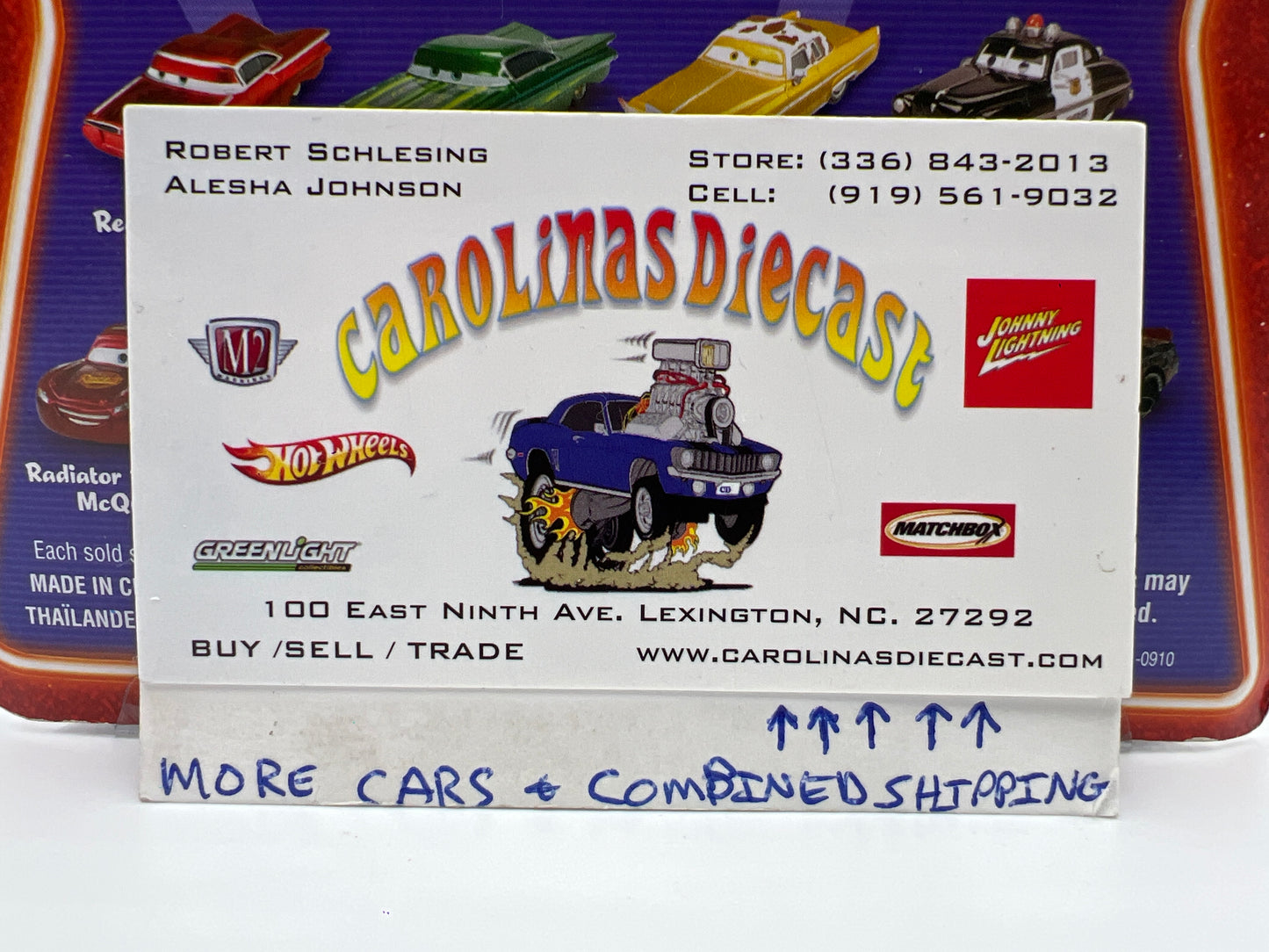 Disney Pixar Cars Supercharged Bling Bling McQueen Blue 137C