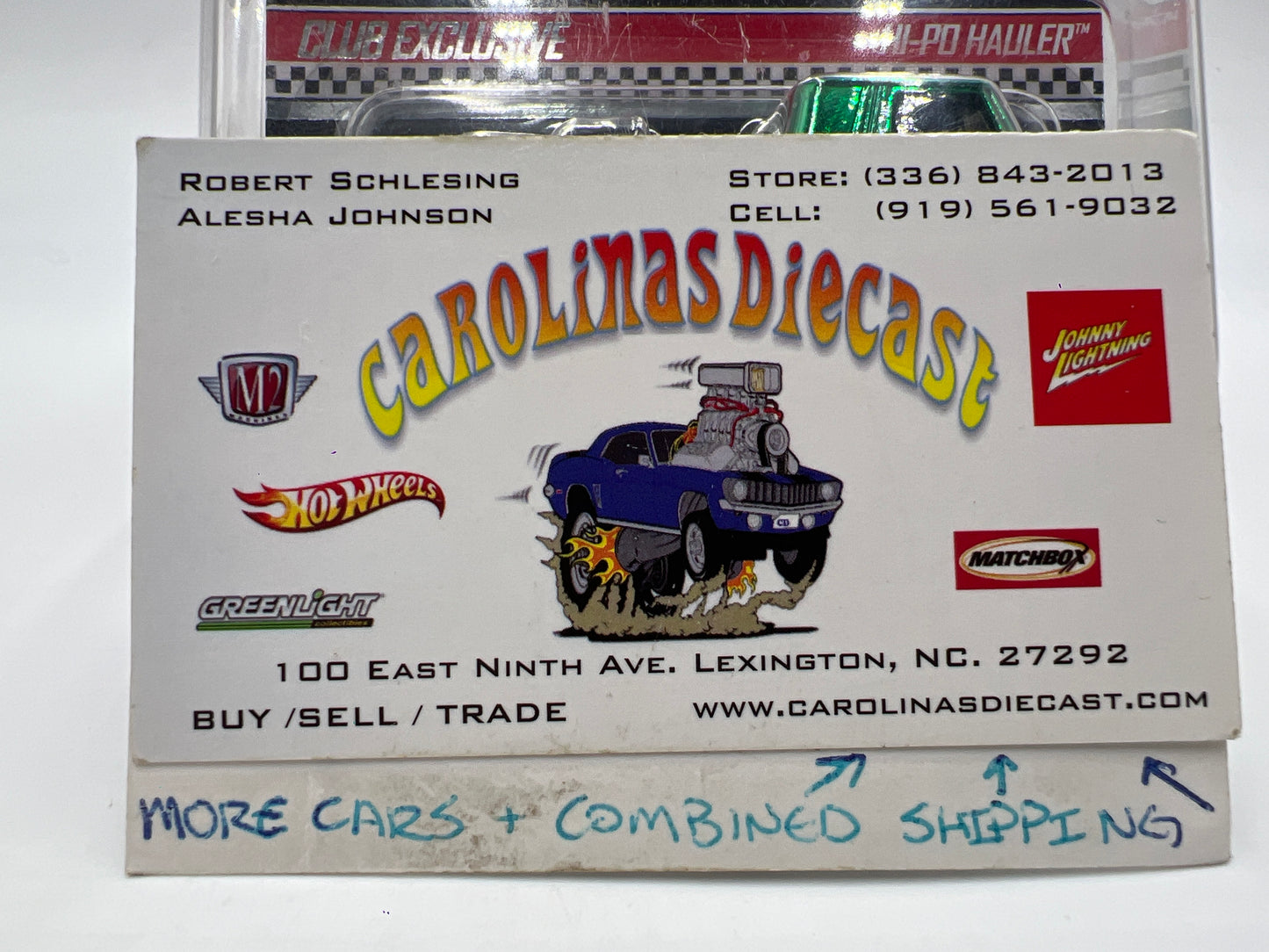 2020 Hot Wheels RLC Holiday Car #5650/20000 Hi-Po Hauler Green Gas Monkey W/Protector