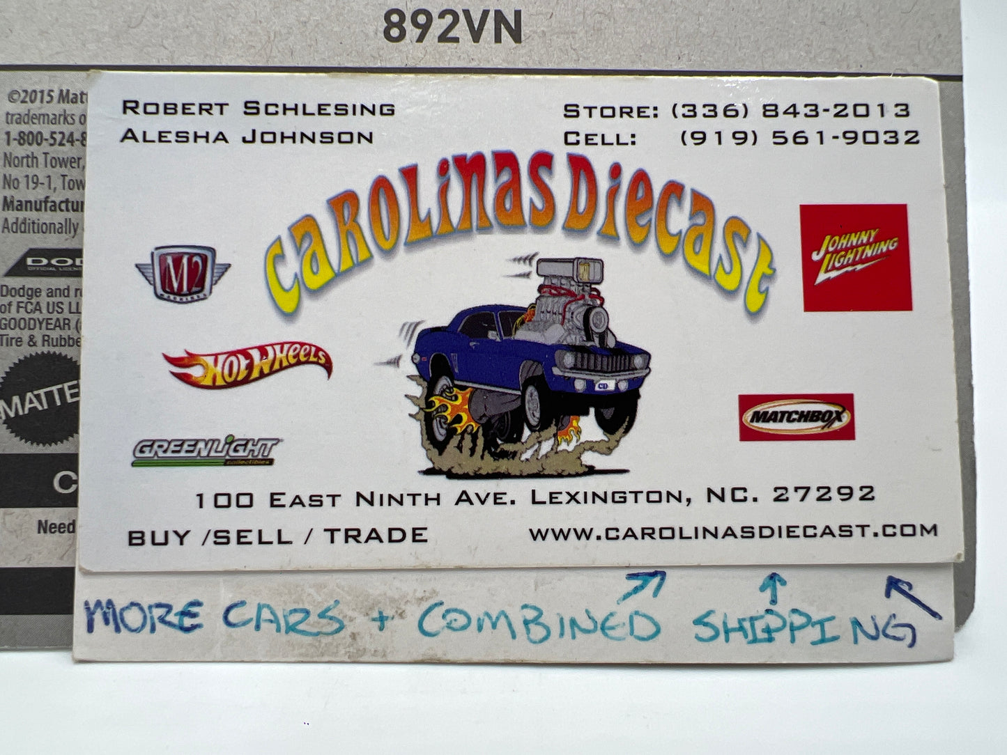 2017 Hot Wheels Tooned #6 Dodge Charger Daytona Orange 42C