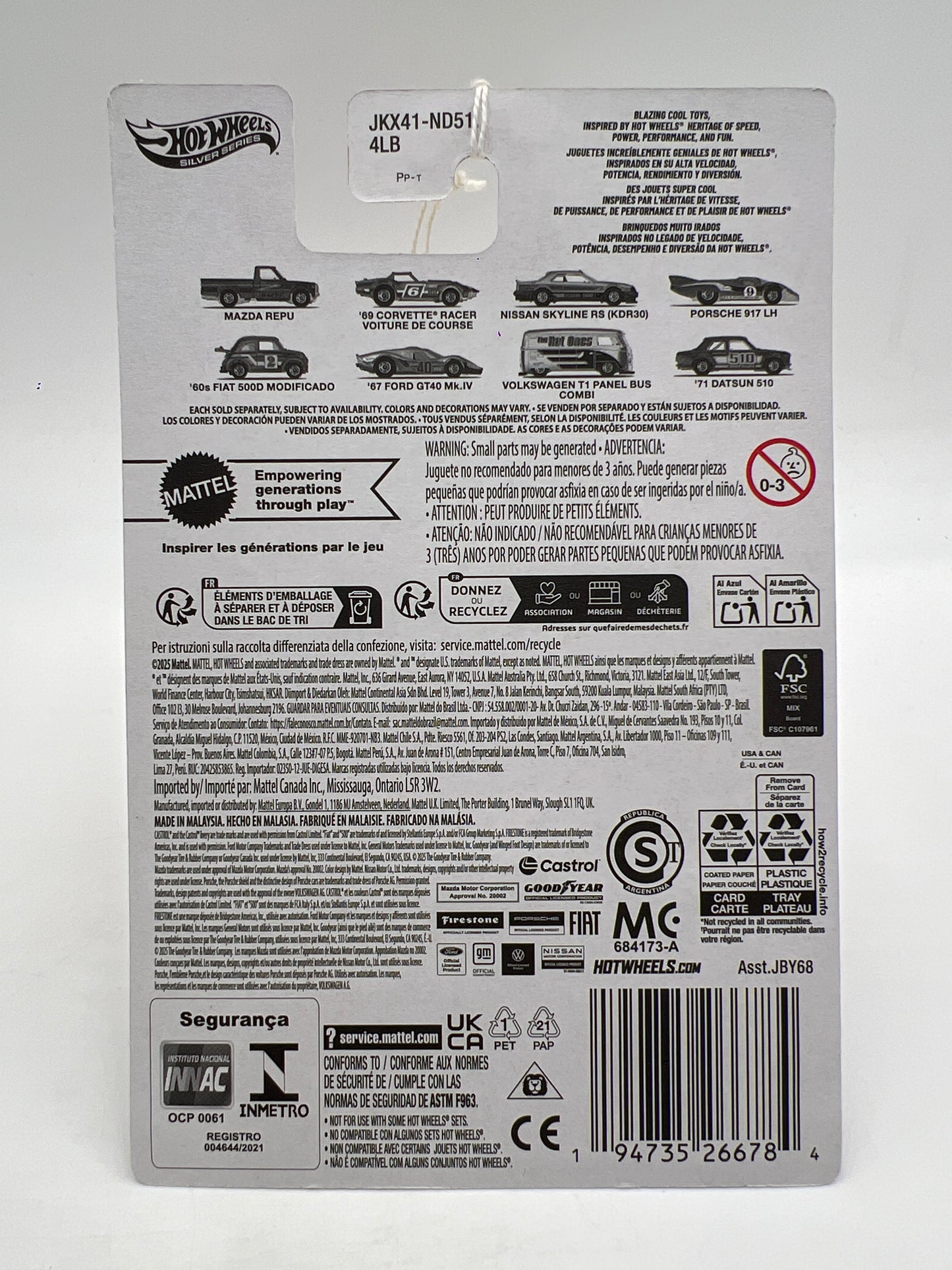 Hot Wheels Target Exclusive The Hot Ones #2 69 Corvette Racer Blue