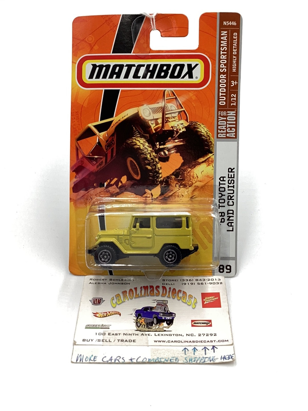 Matchbox #89 68 Toyota Land Cruiser 217A – carolinasdiecast