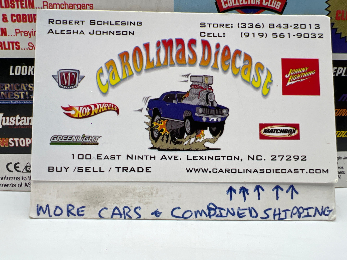 Johnny Lightning White Lightning Chase Top Fuel Legends #365 Steve Carbone Racing