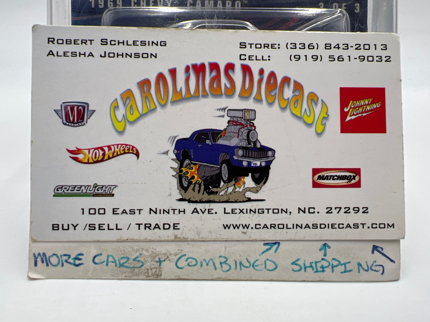 2022 Hot Wheels 36th Annual Collectors Convention LA 3576/4000 1969 Chevy Camaro Silver W/Protector