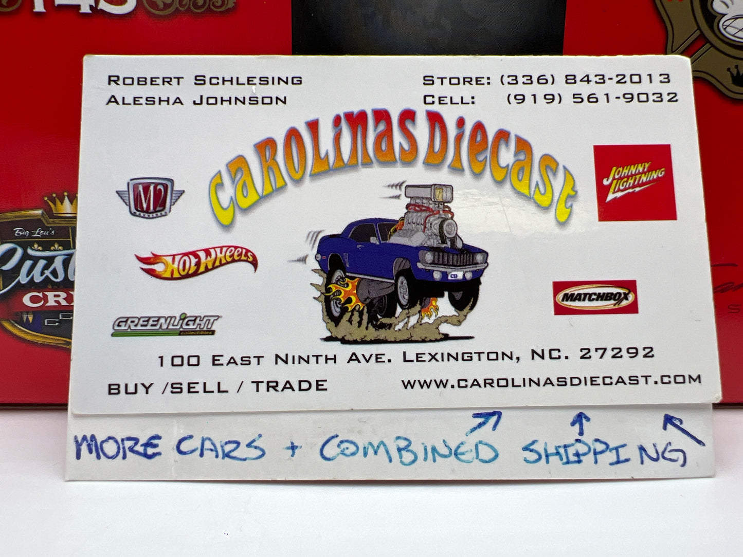 Big Lous Custom Crew 1/64 CHASE 174/252 The Sledster Engine Co 143 Yellow W/Box VHTF