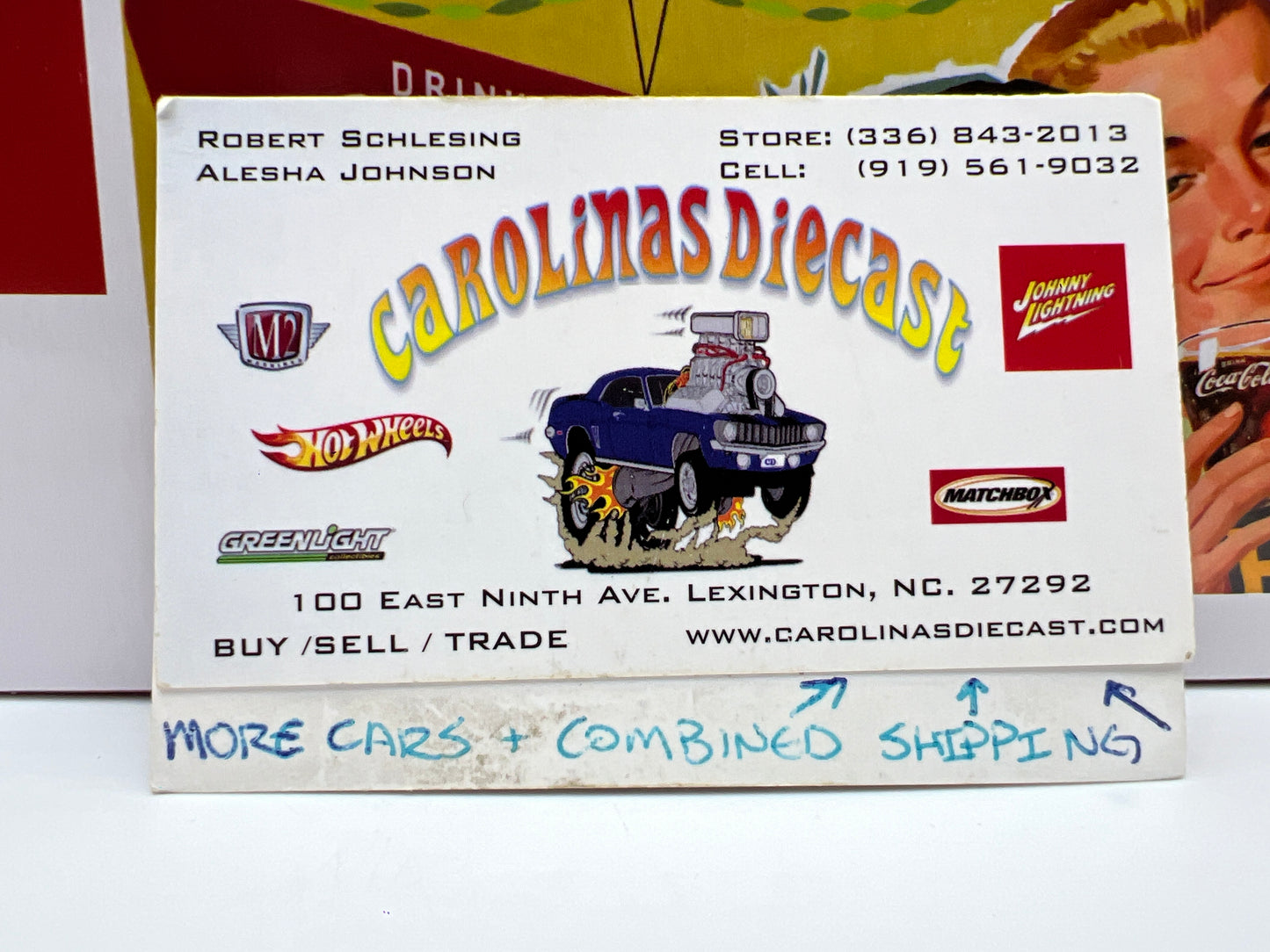 M2 Machines Auto Haulers Coca Cola 1957 Dodge COE & 1957 Chrysler 300C 50S01