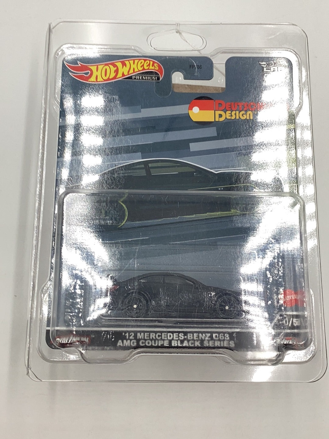 2022 Hot wheels car culture Deutschland Design 12 Mercedes Benz C63 AMG Coupe Black Series chase 0/5 with protector