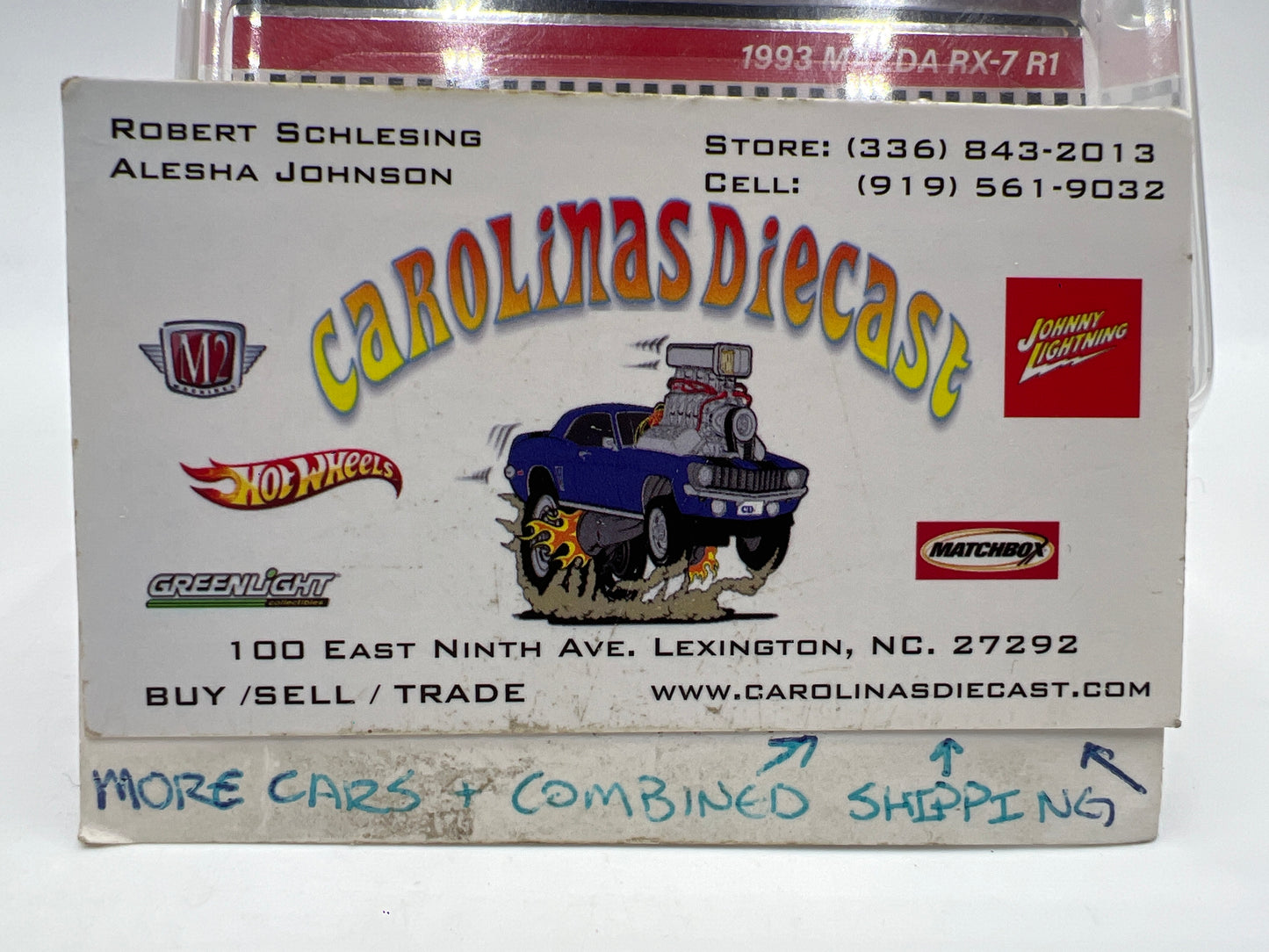 2024 Hot Wheels RLC 1993 Mazda RX-7 R1 Red W/Protector