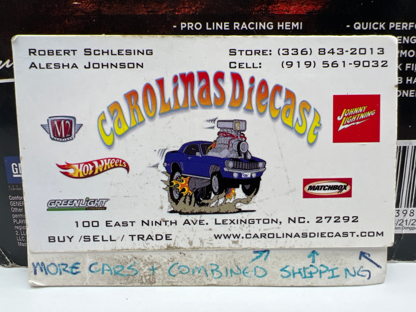 Johnny Lightning Street Outlaws Goliath 1963 Chevy II Bad Card