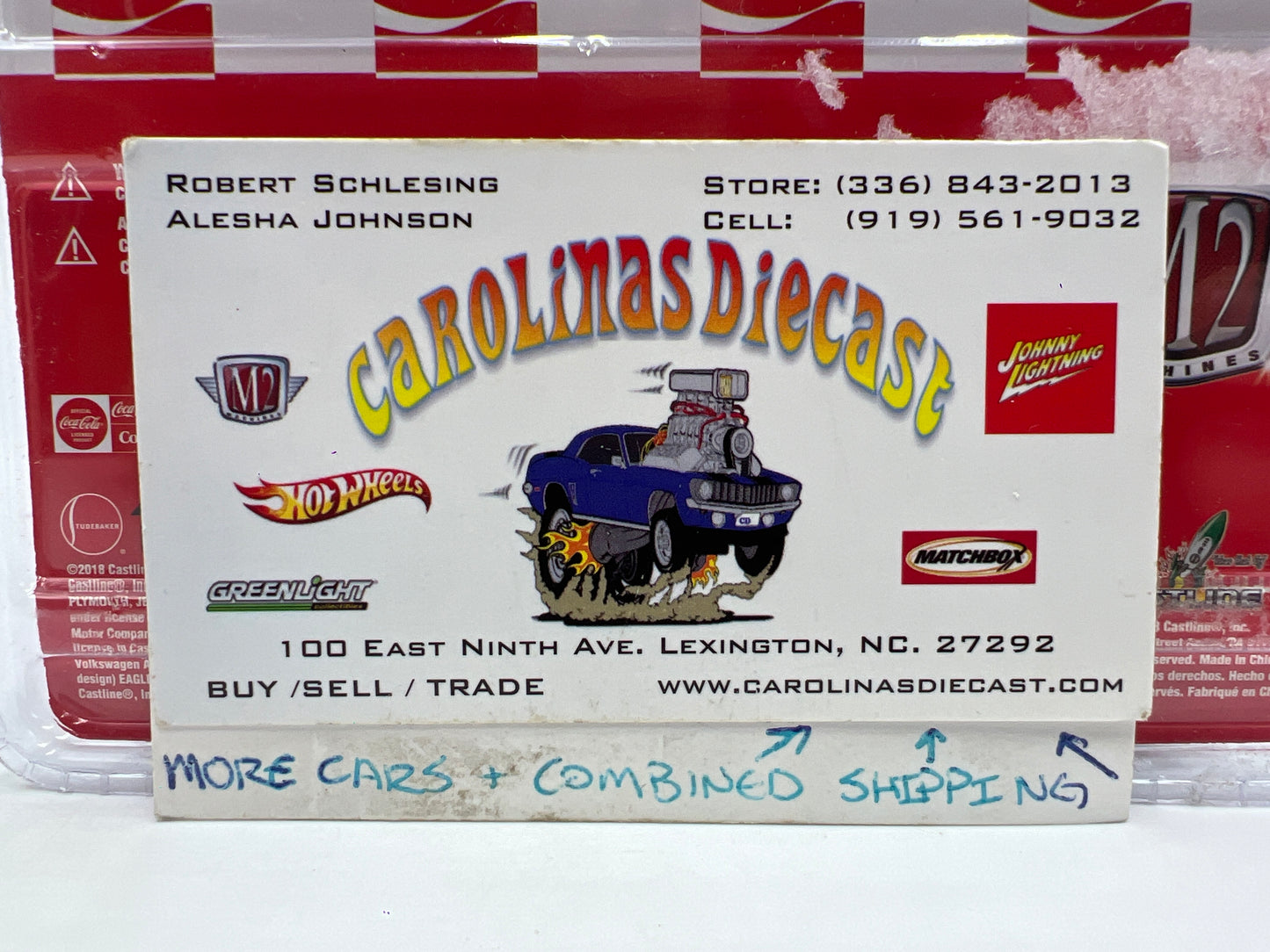 M2 Machines Coca Cola CHASE 1969 Chevrolet Camaro ZL-1 Red RC01