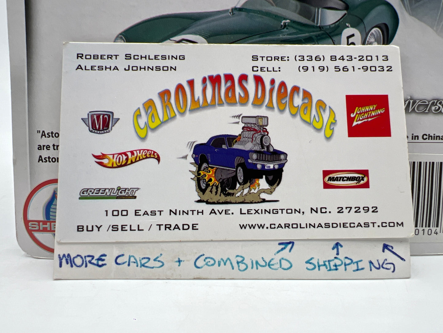 Shelby Collectibles 50th Anniversary Aston Martin DBR1 Green