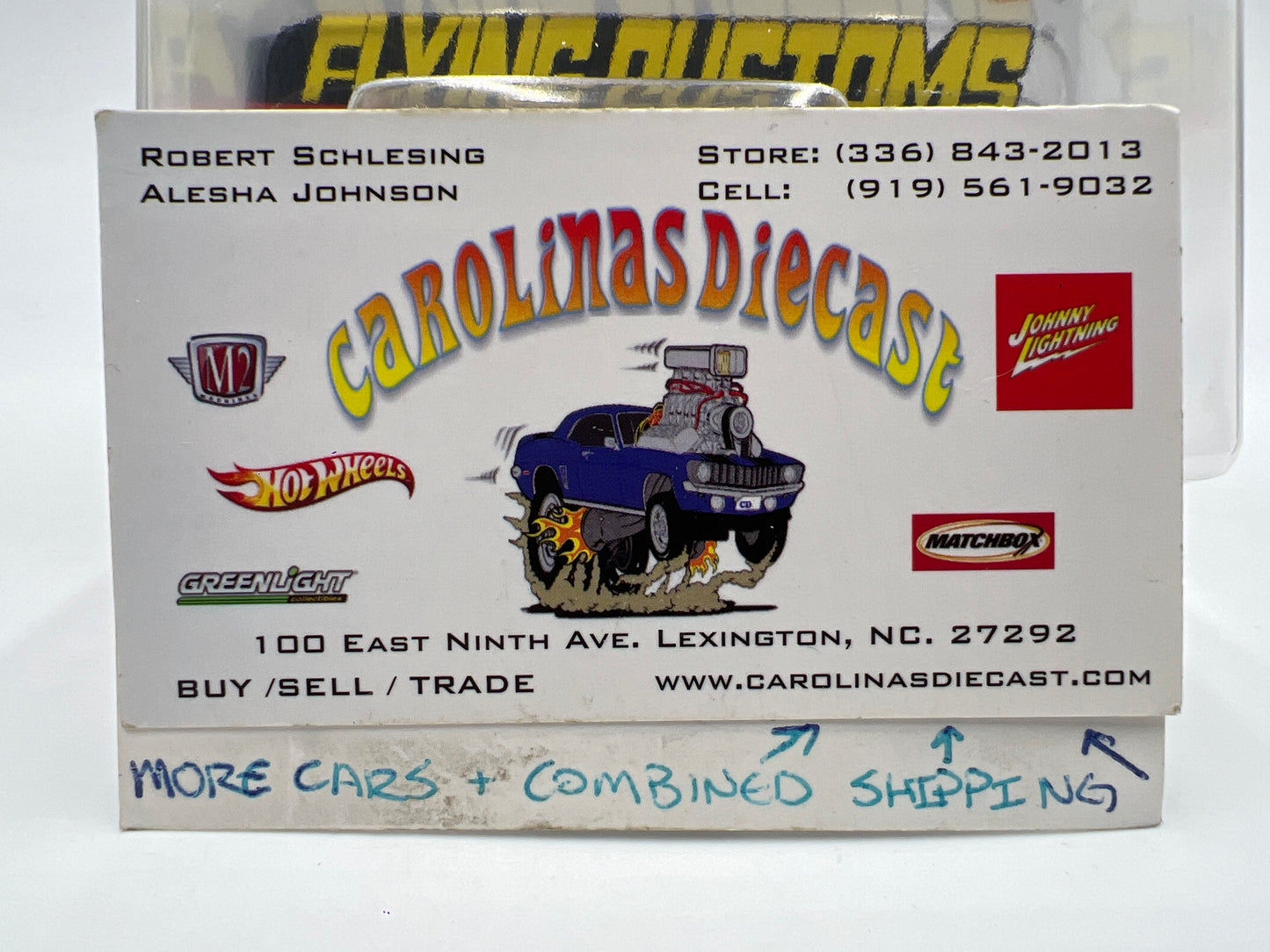 2013 Hot Wheels Flying Customs Jeep CJ-7 Brown W/Protector