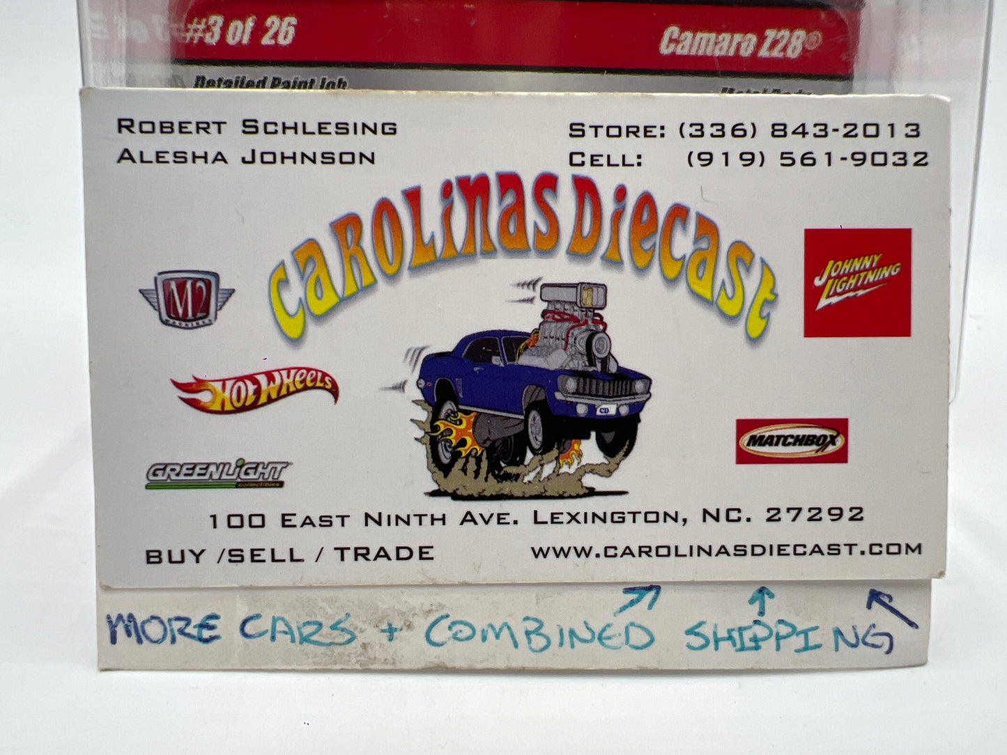 Hot Wheels Military Rods #3 Camaro Z28 Gray W/Protector