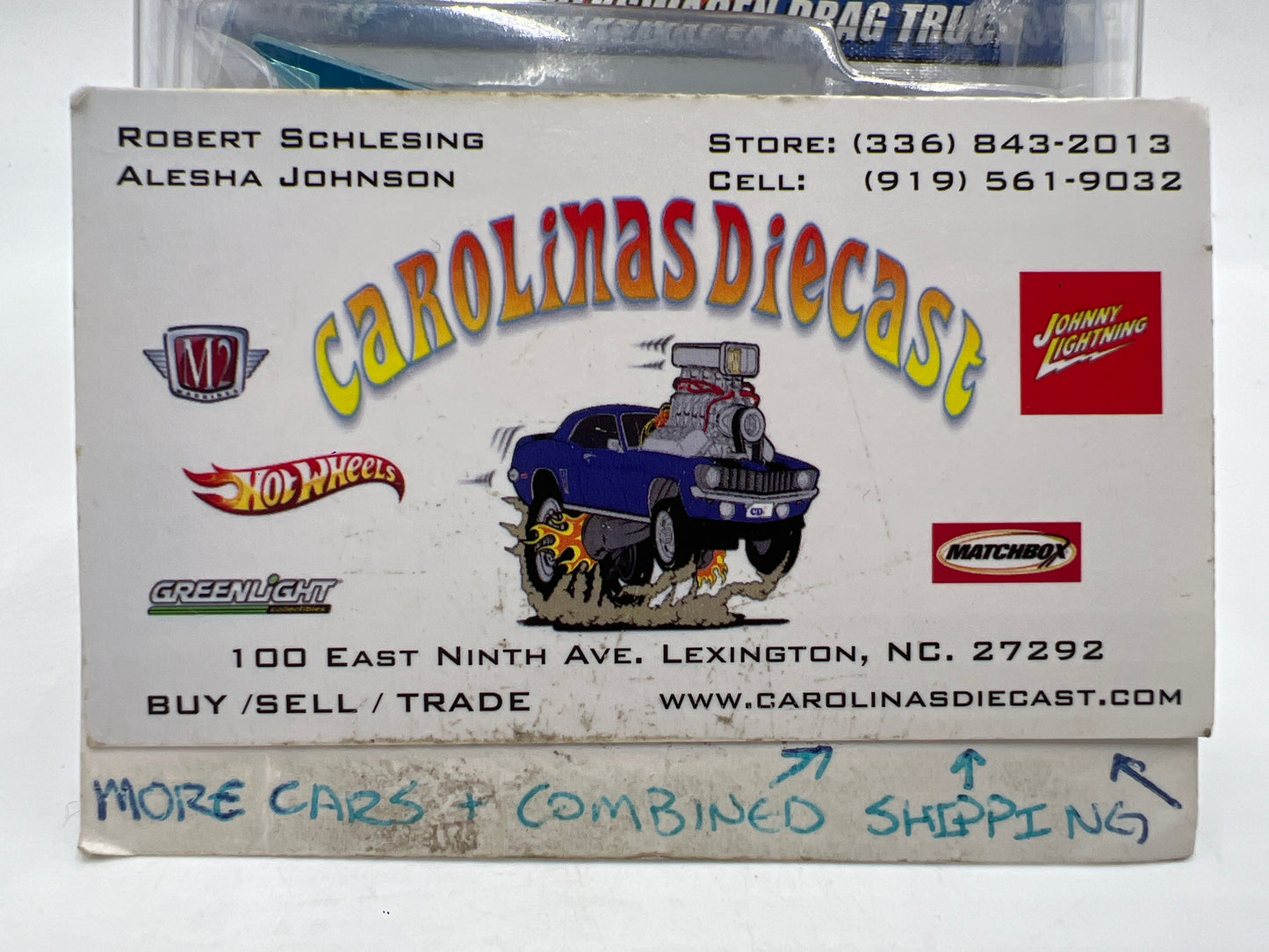 Hot Wheels Since 68 Top 40 #4 Volkswagen Drag Truck Blue W/Protector Cracked Blister