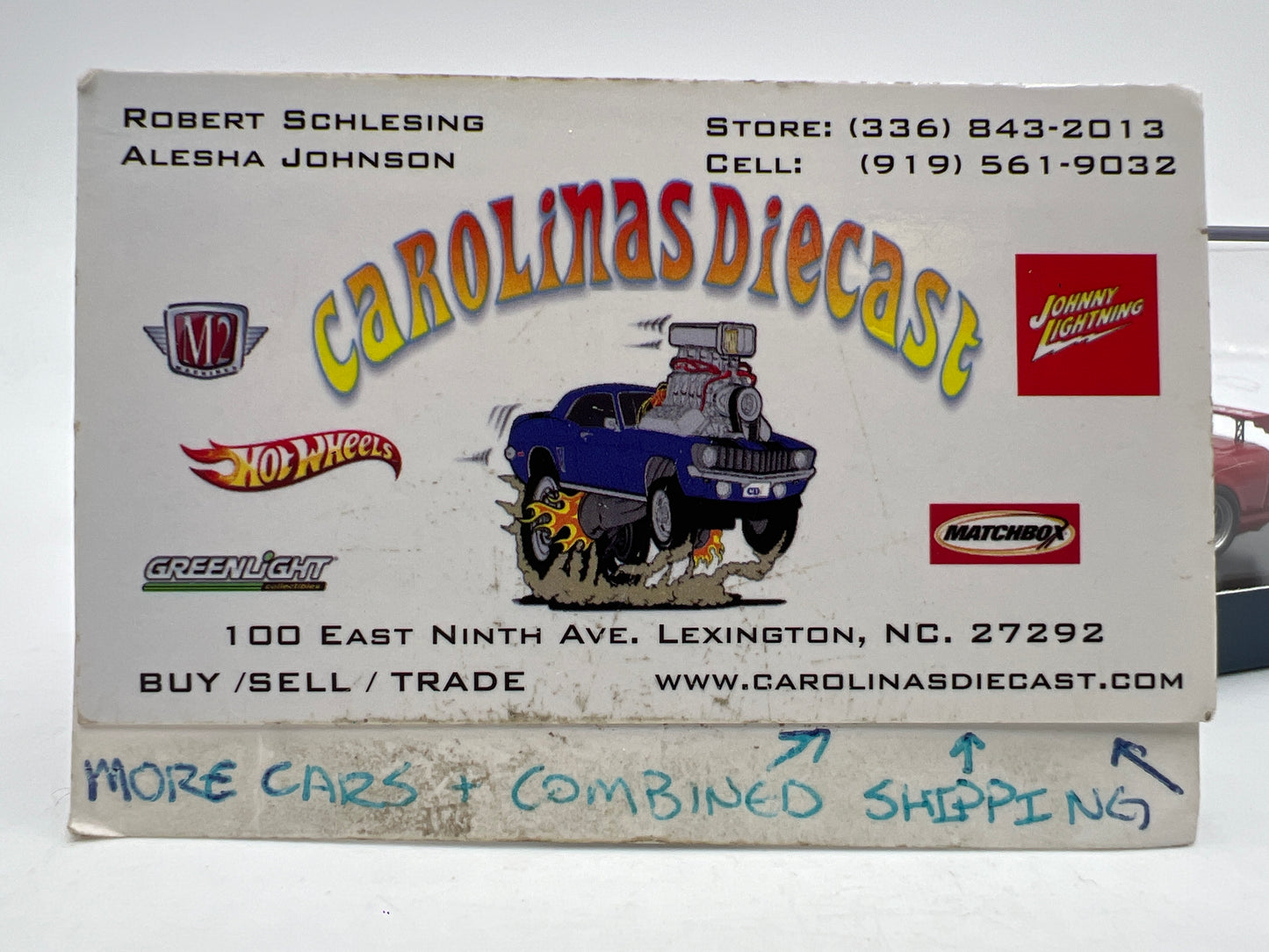 Fuji 1/64 Honda NSX Advan Red/Black