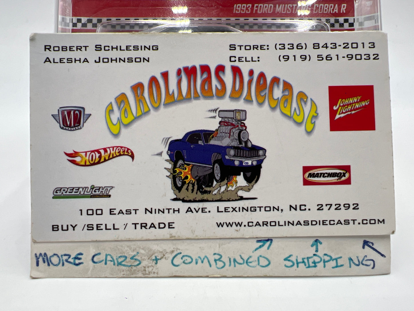 2025 Hot Wheels RLC Exclusive 1993 Ford Mustang Cobra R Shadow Chrome W/Protector