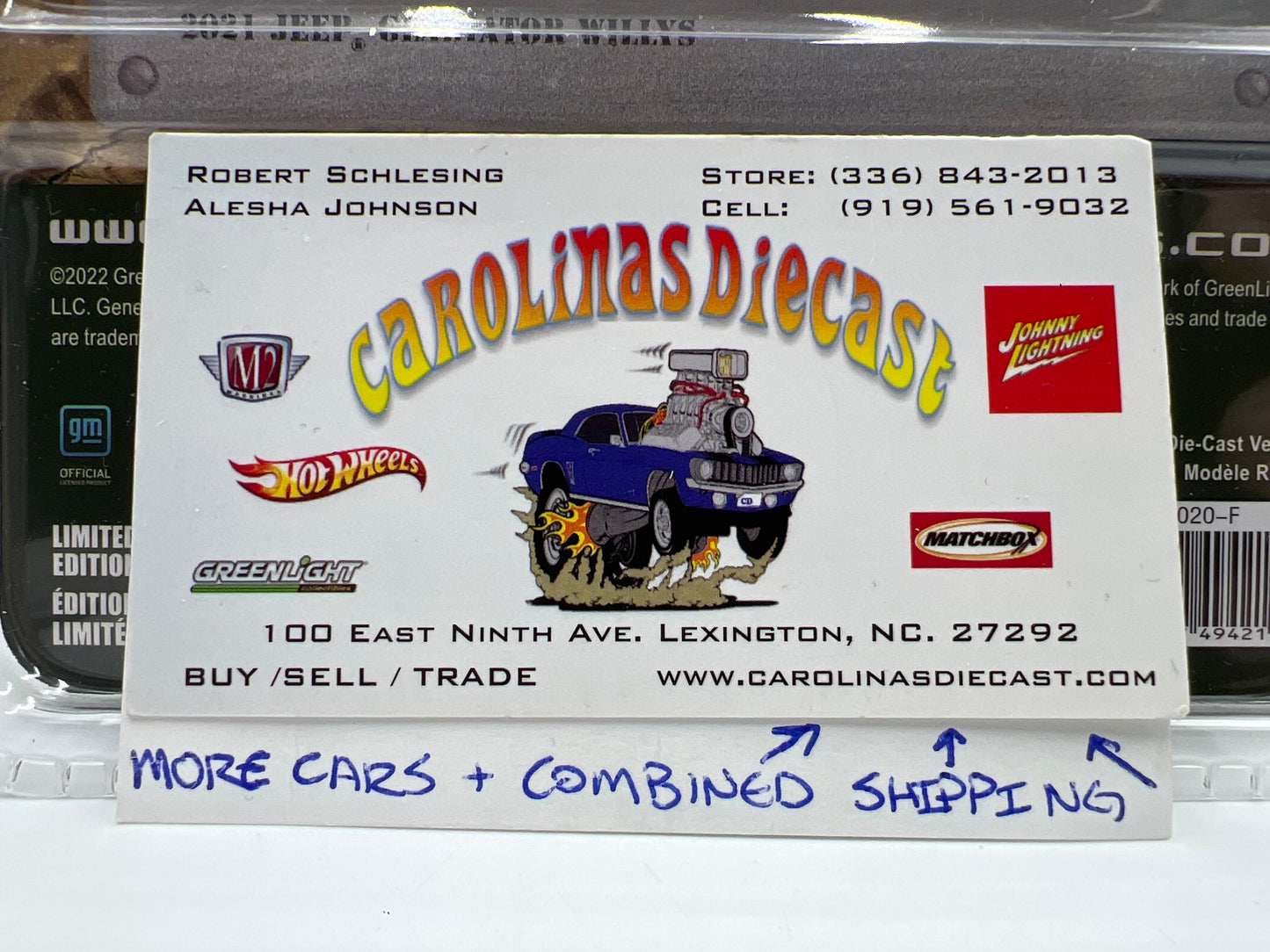 Greenlight Battalion 64 Series 2 CHASE 2021 Jeep Gladiator Willys Red