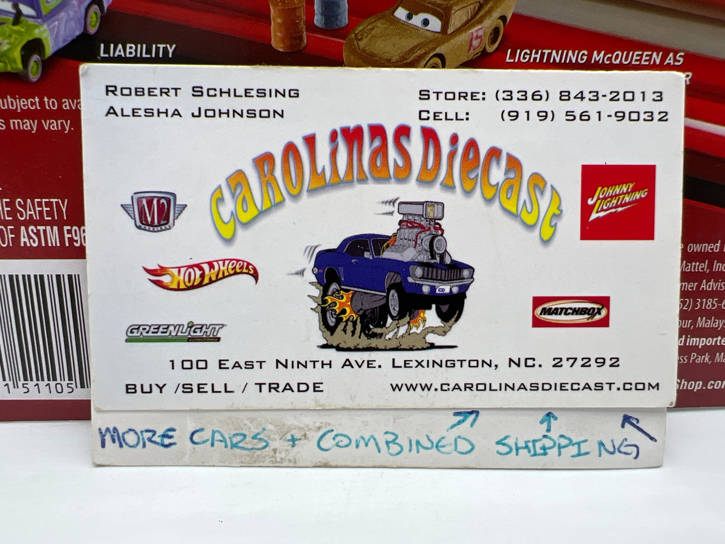 Disney Pixar Cars 3 Demo Derby Jambalaya Chimichanga 142B