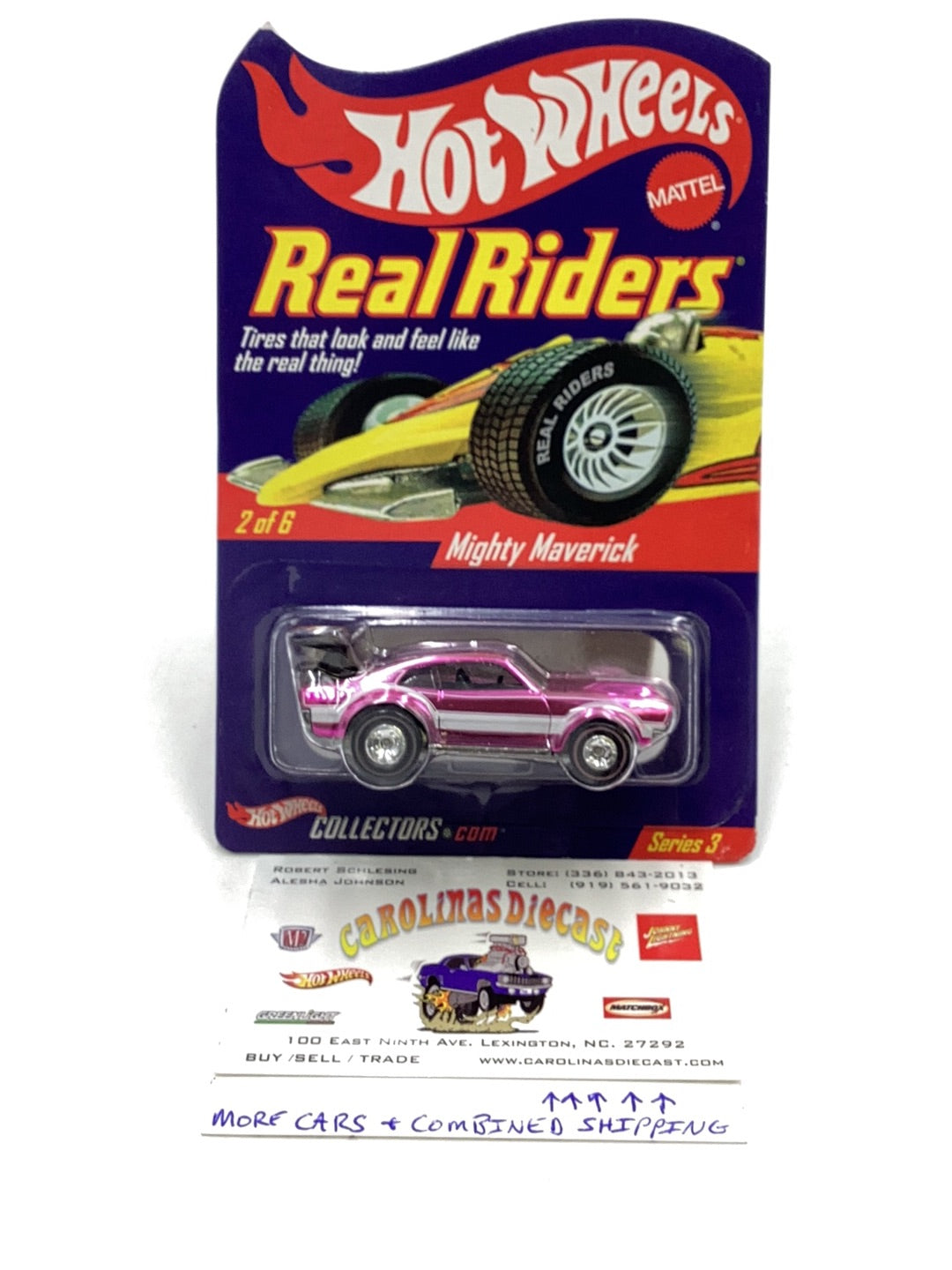 Hot Wheels Real Riders Mighty Maverick with protector 1798 10500 carolinasdiecast