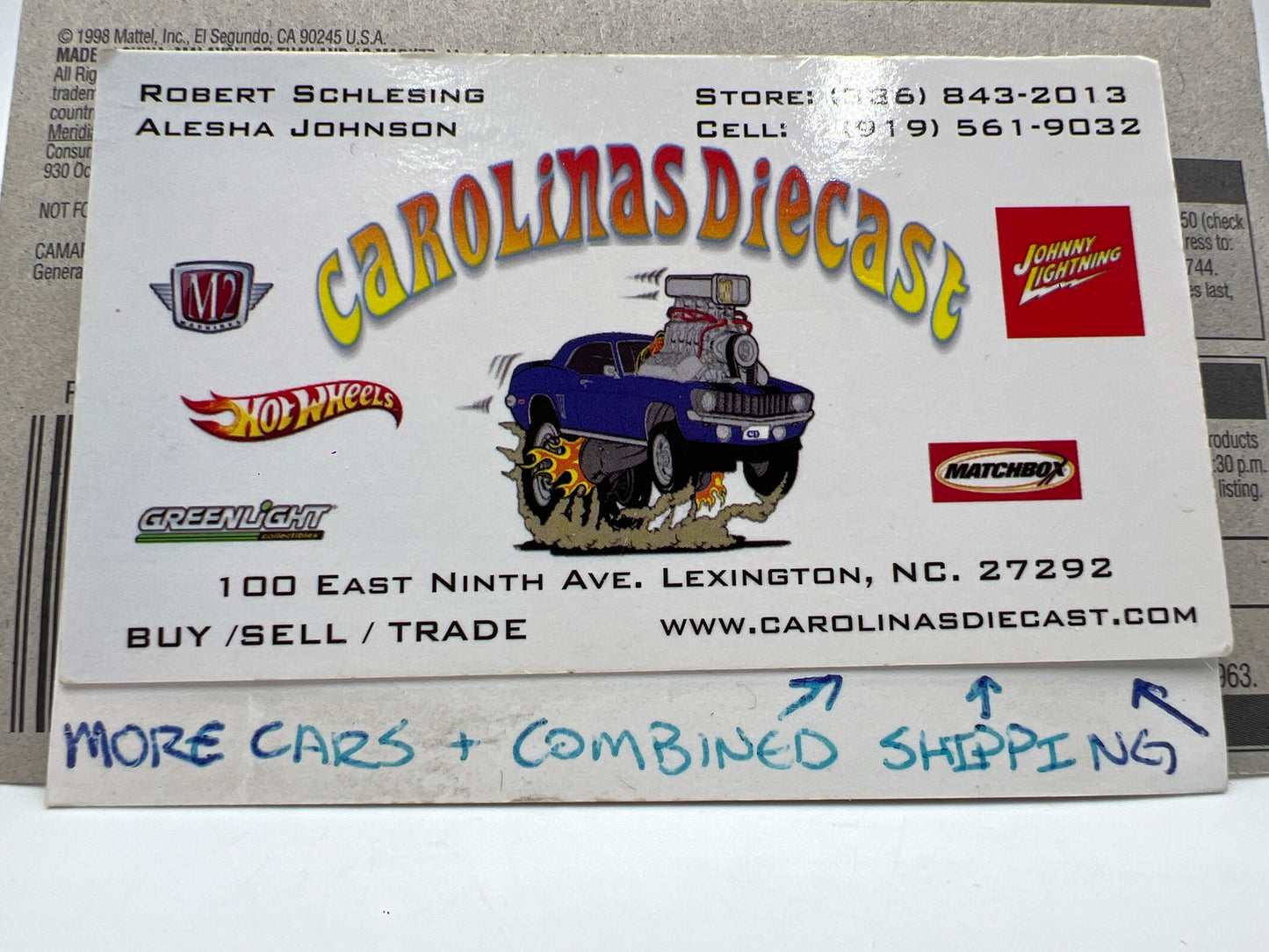 1999 Hot Wheels Collector #1078 Camaro Z28 Blue 7i