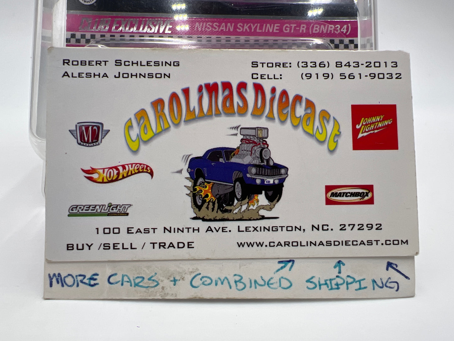 2023 Hot Wheels RLC Club Exclusive Nissan Skyline GT-R BNR34 Pink W/Protector