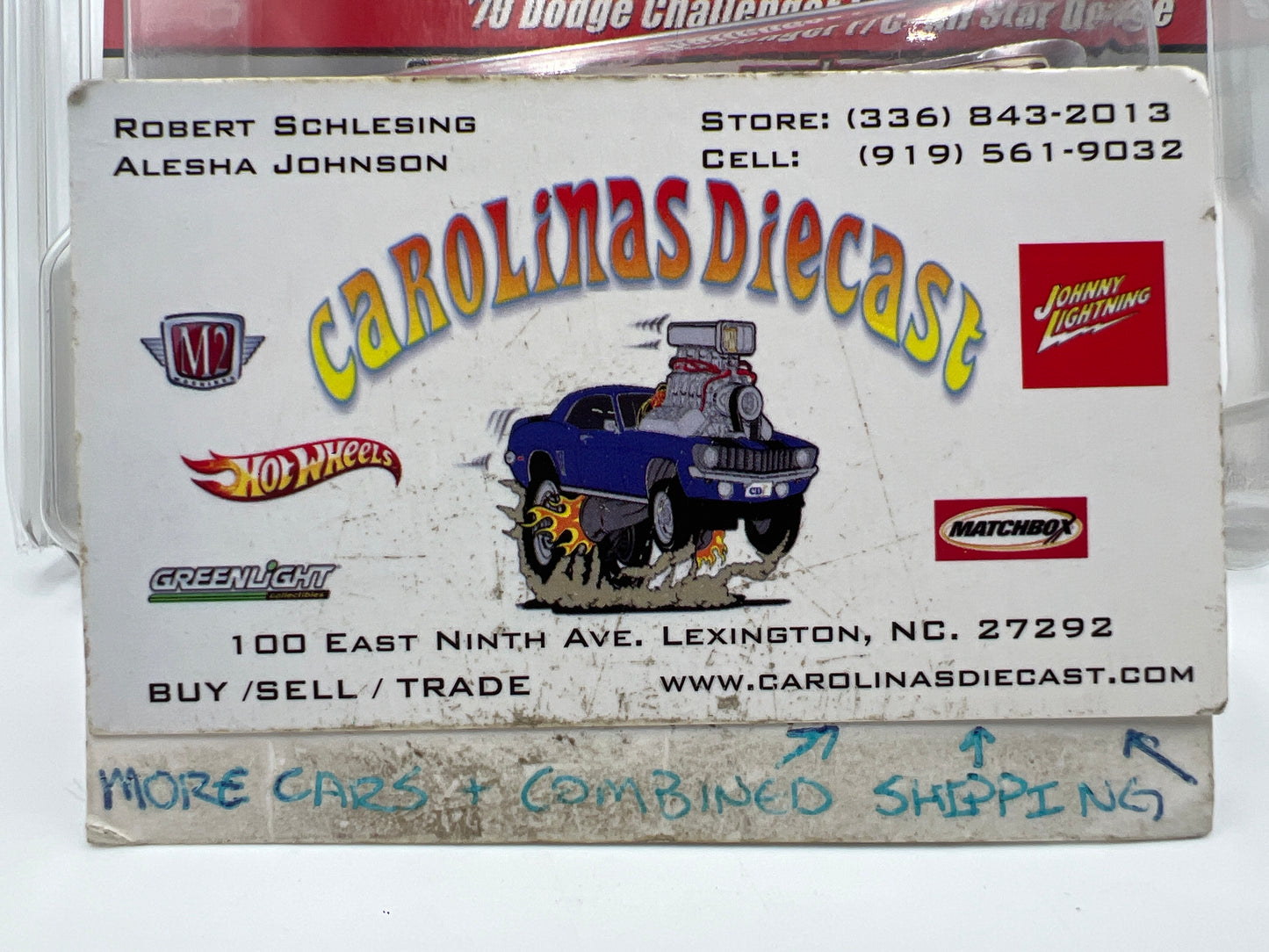 Hot Wheels Drag Strip Demons #1 70 Dodge Challenger F/C All Star Dodge W/Protector