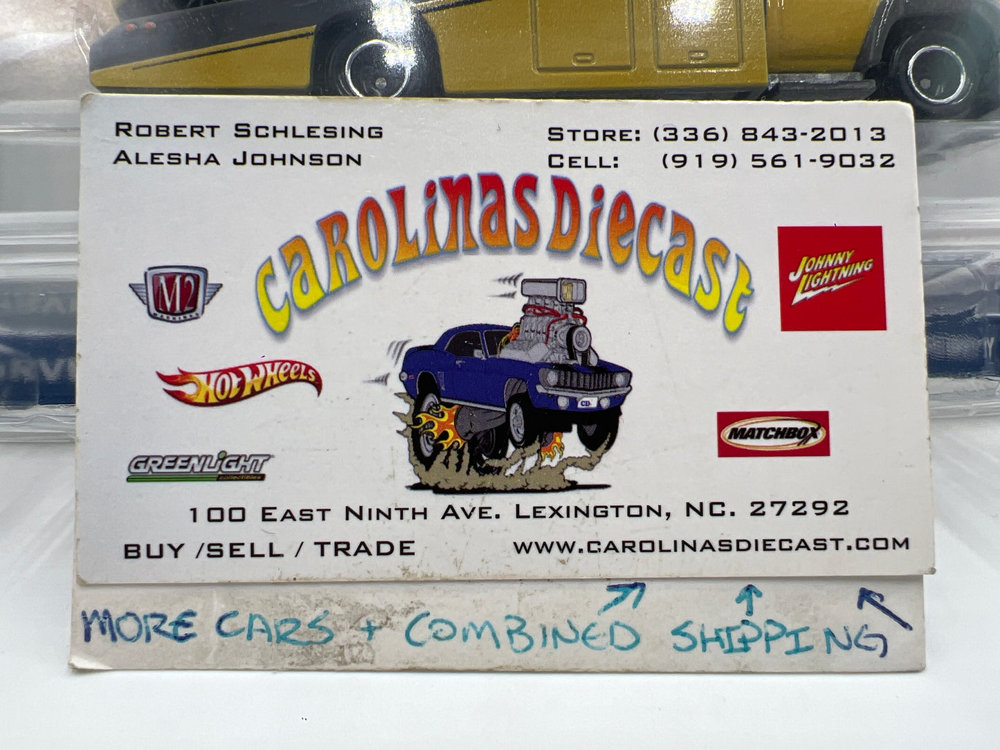 Hot Wheels Team Transport #36 Corvette C8.R & Carry On W/Protector