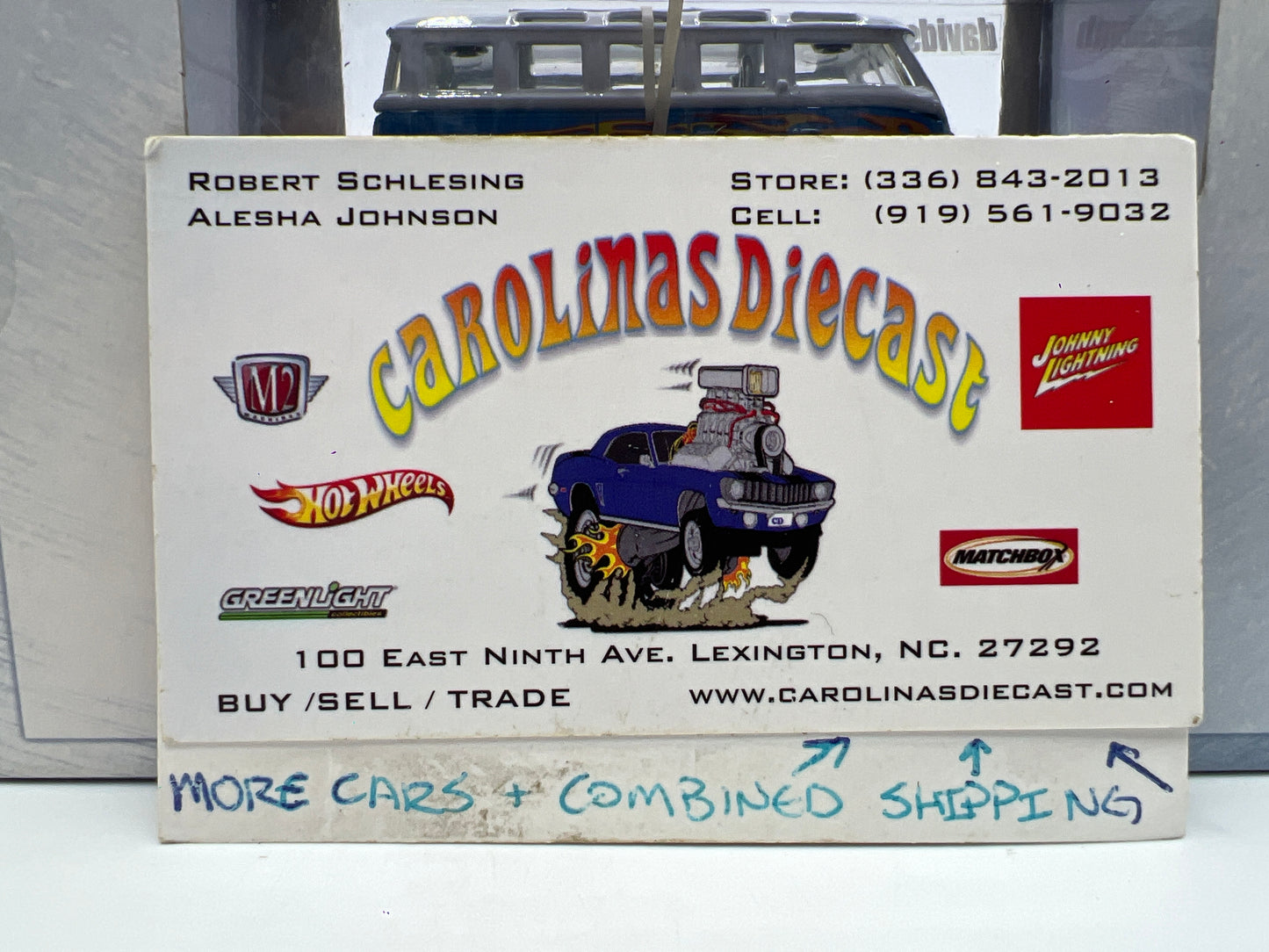 Hot Wheels 100% Davids Wheels VW Microbus Blue/White